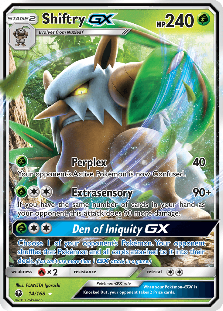 Shiftry GX (14/168) [Sun & Moon: Celestial Storm]