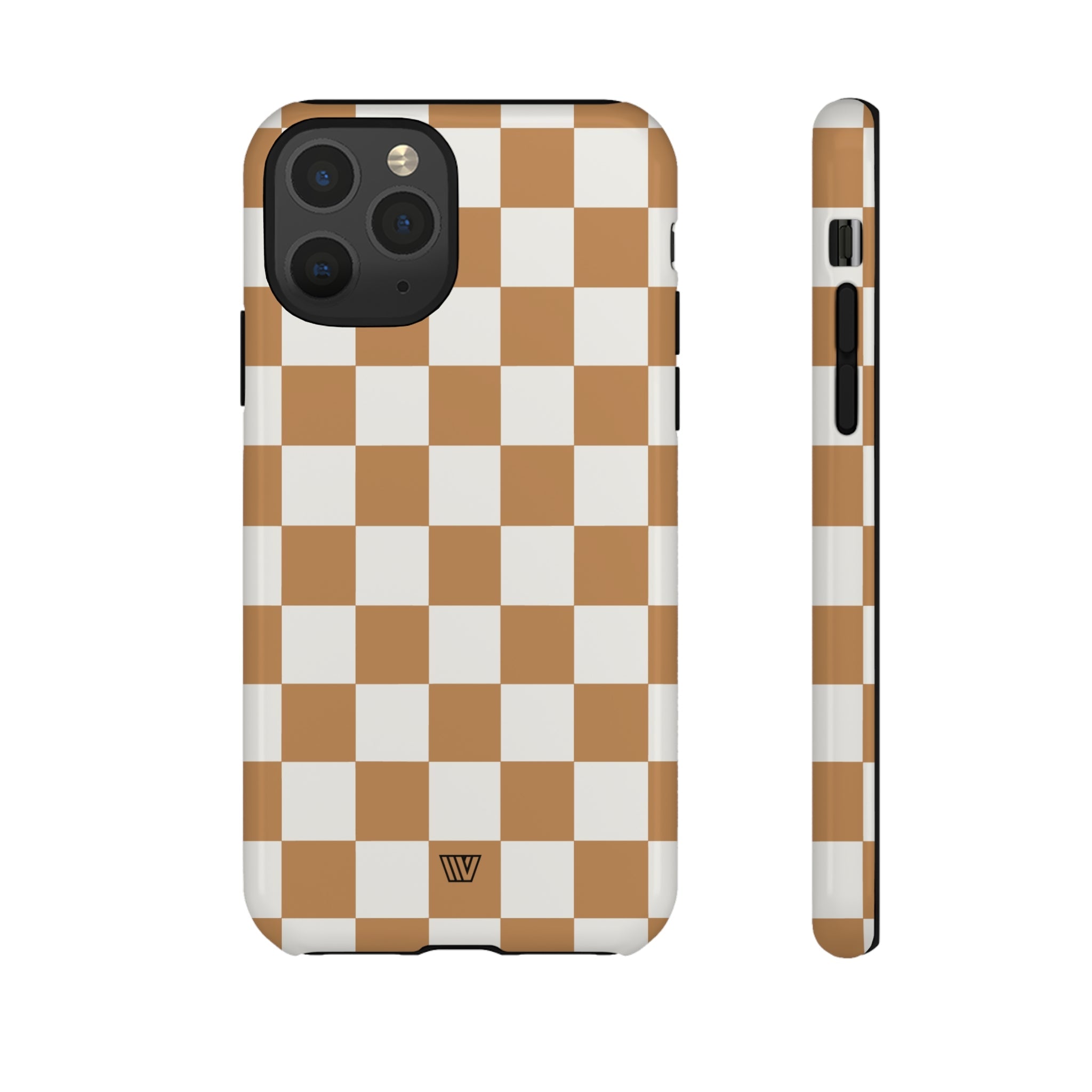 CHESTNUT CHECKERBOARD | Tough Phone Case