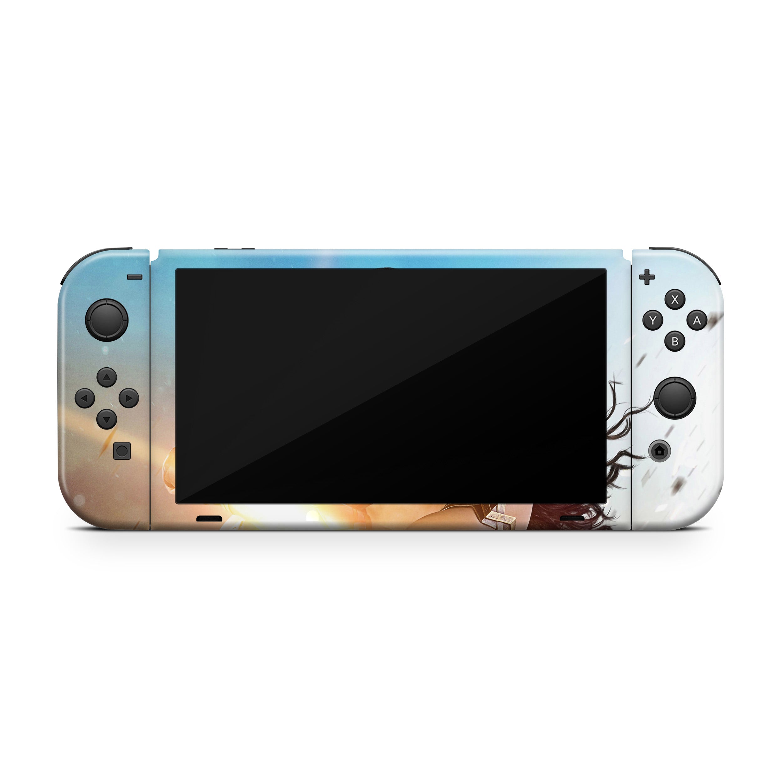 Amazon Goddess v1 Nintendo Switch OLED Skin - Comics-inspired design