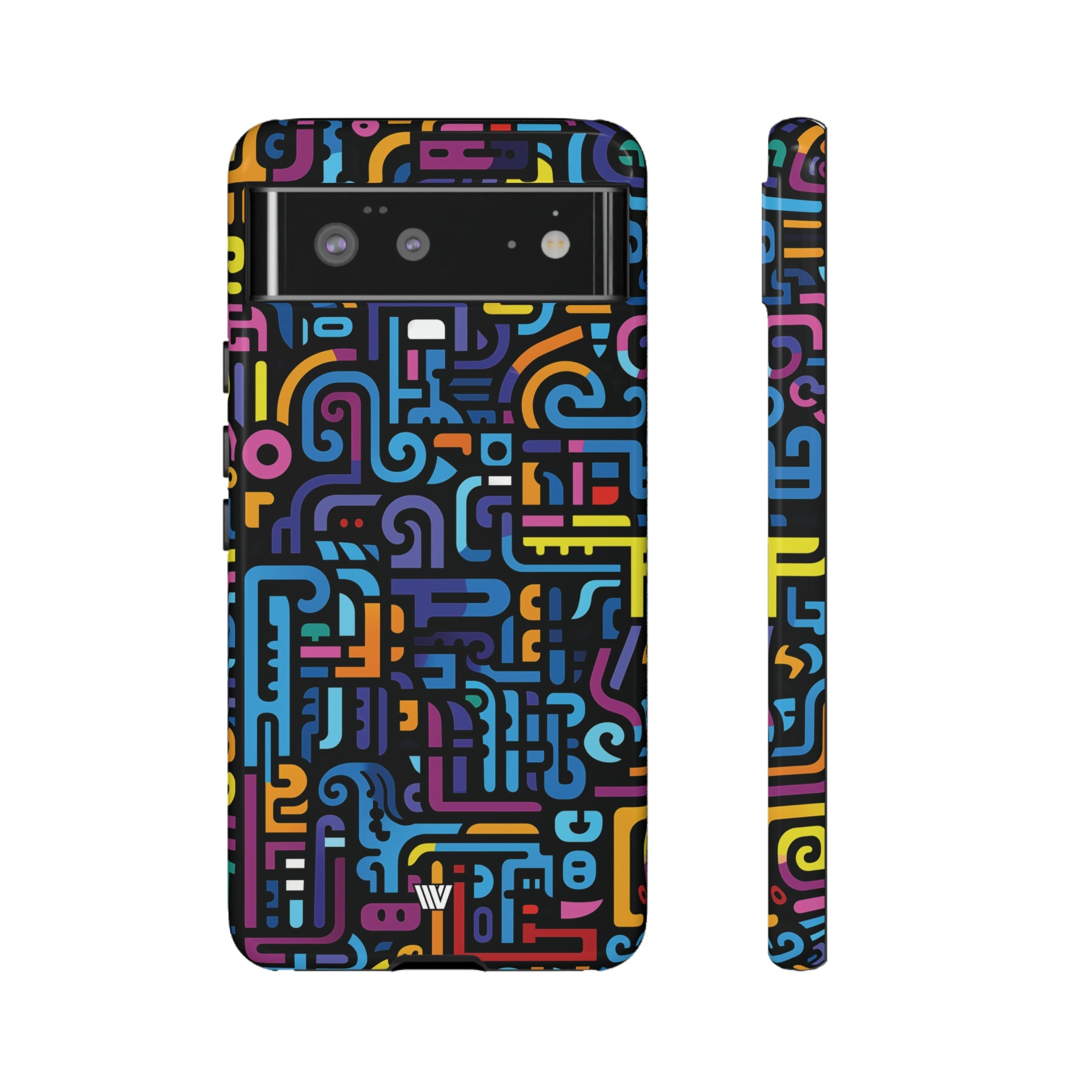 NEON GLYPHS | Tough Phone Case