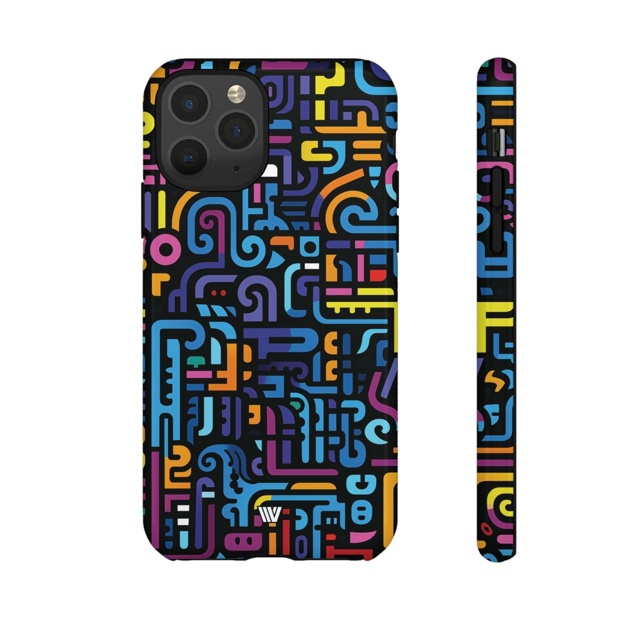 NEON GLYPHS | Tough Phone Case
