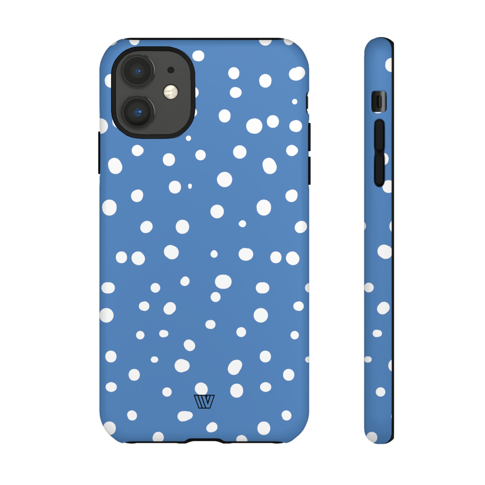DUSTY BLUE DOTS | Tough Phone Case