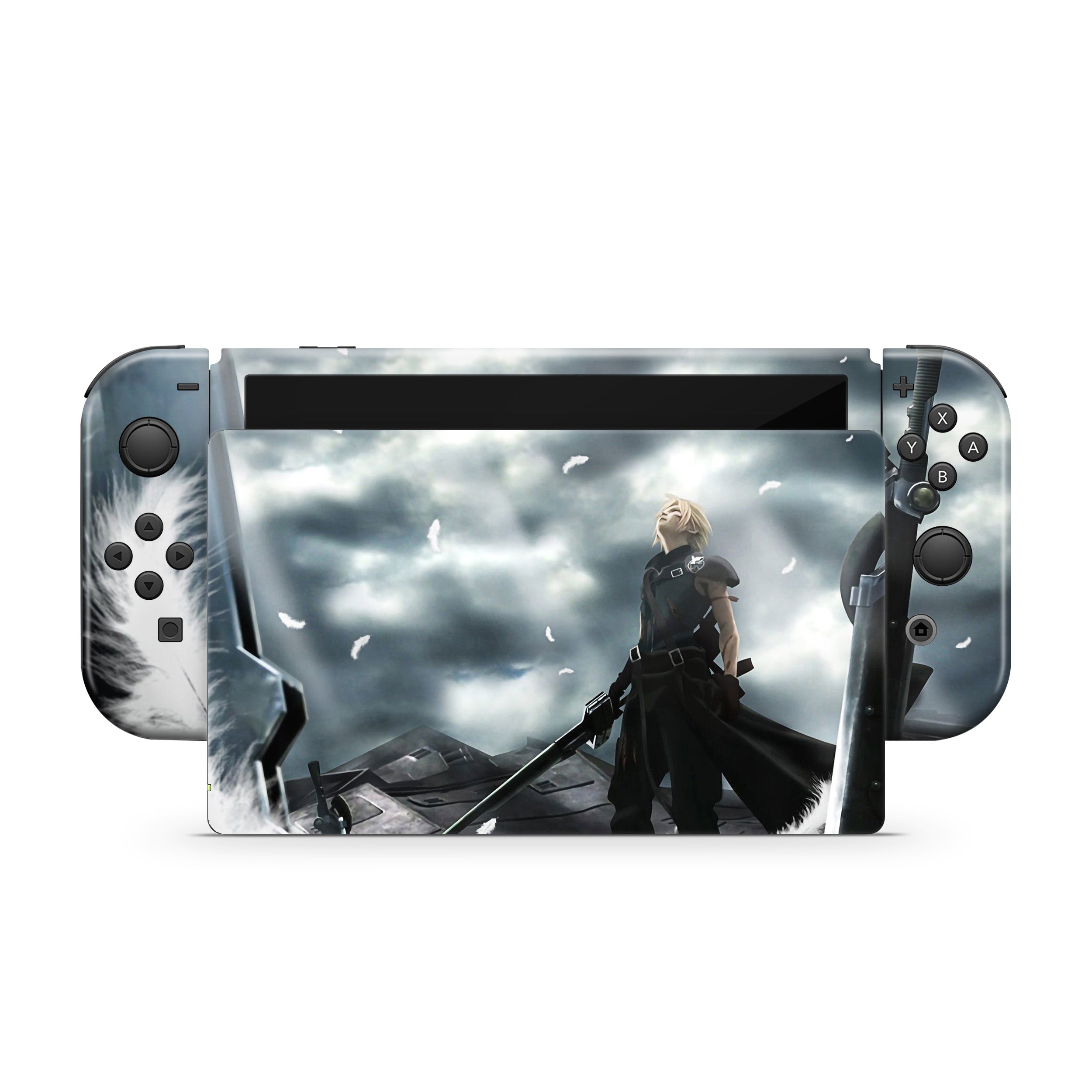 Omnislasher v2 Nintendo Switch OLED Skin - Video Game-inspired design
