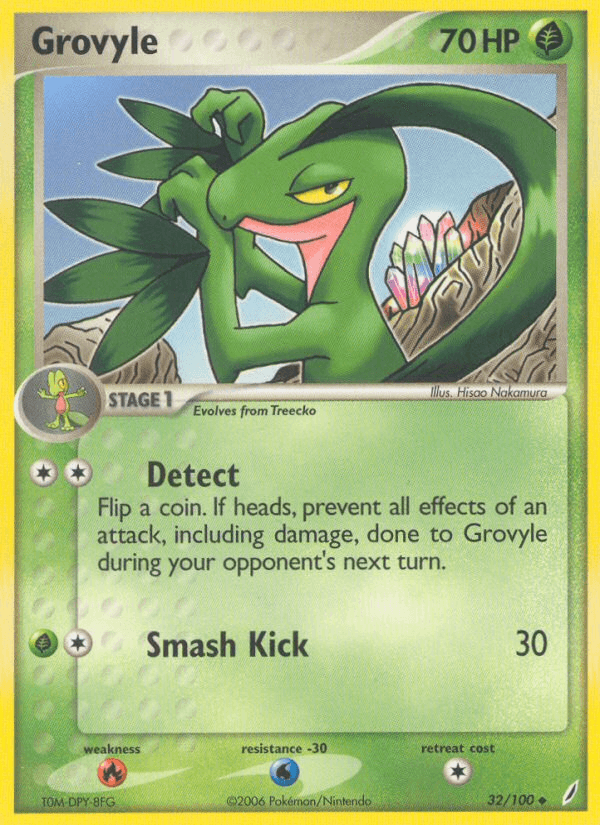 Grovyle (32/100) [EX: Crystal Guardians]
