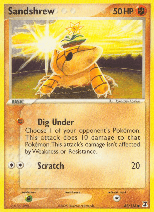 Sandshrew (82/113) [EX: Delta Species]