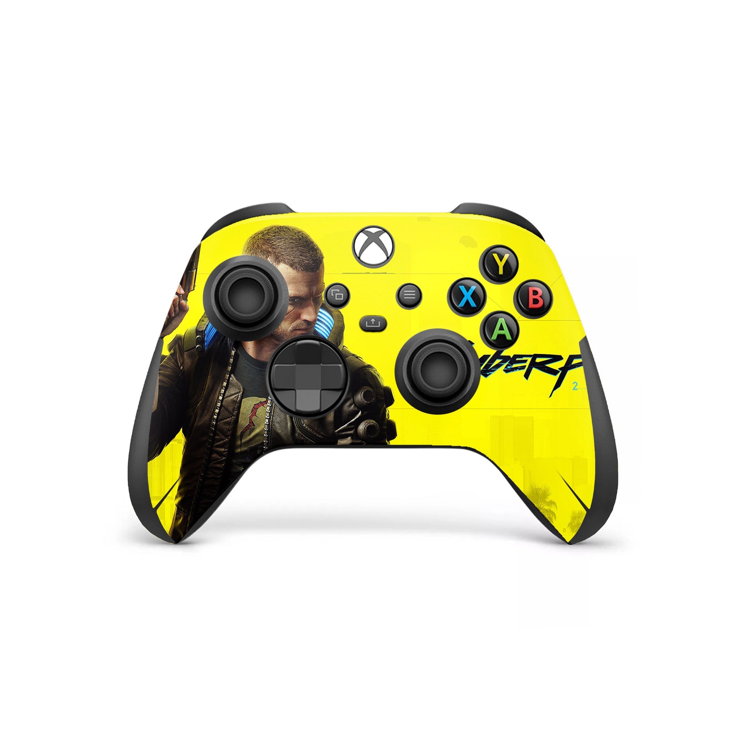 Neon Dystopia v1 Xbox Series Controller Skin - Video Game-inspired design