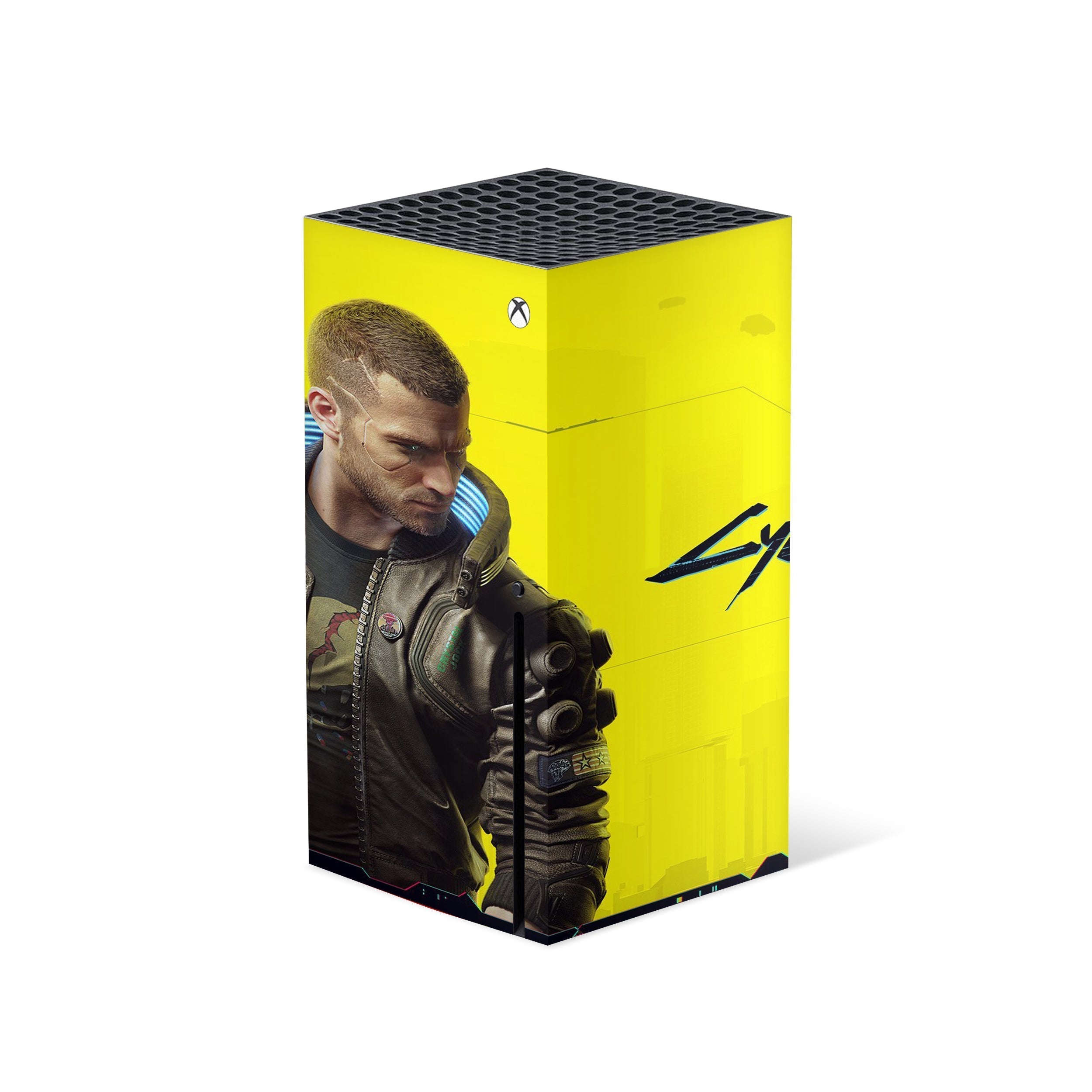 Neon Dystopia v1 Xbox Series X Skin - Video Game-inspired design