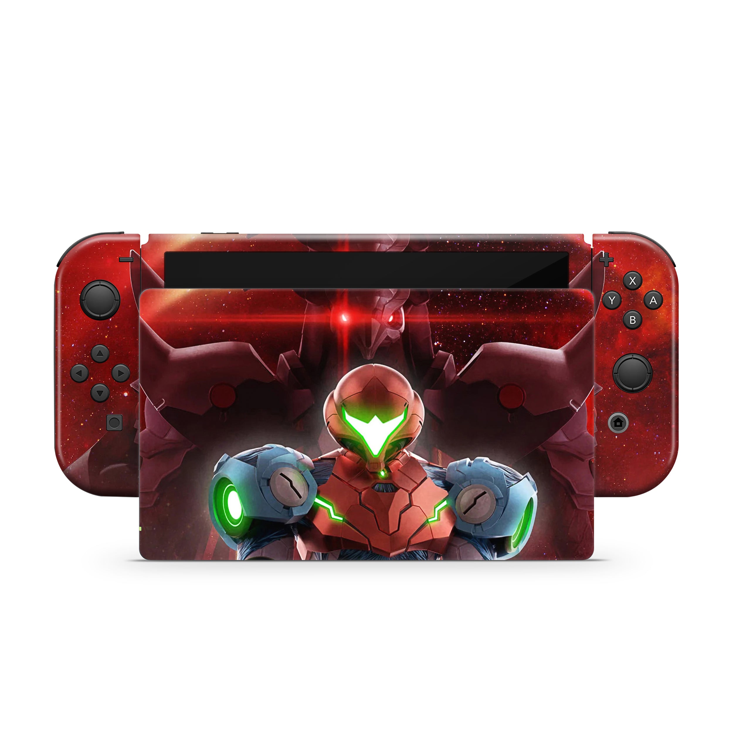 Plasma Sentinel v1 Nintendo Switch OLED Skin - Video Game-inspired design