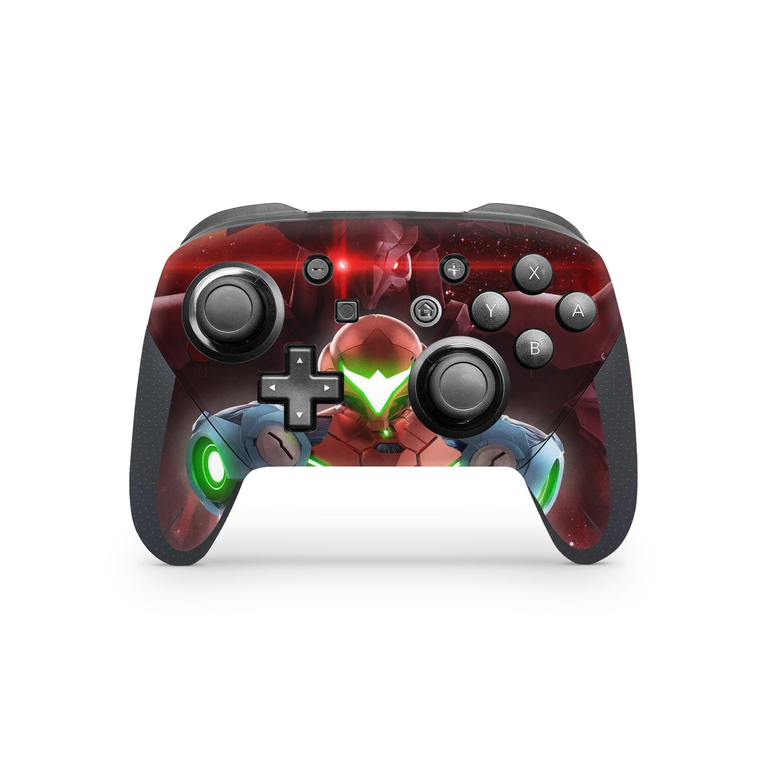 Plasma Sentinel v1 Nintendo Switch Pro Controller Skin - Video Game-inspired design