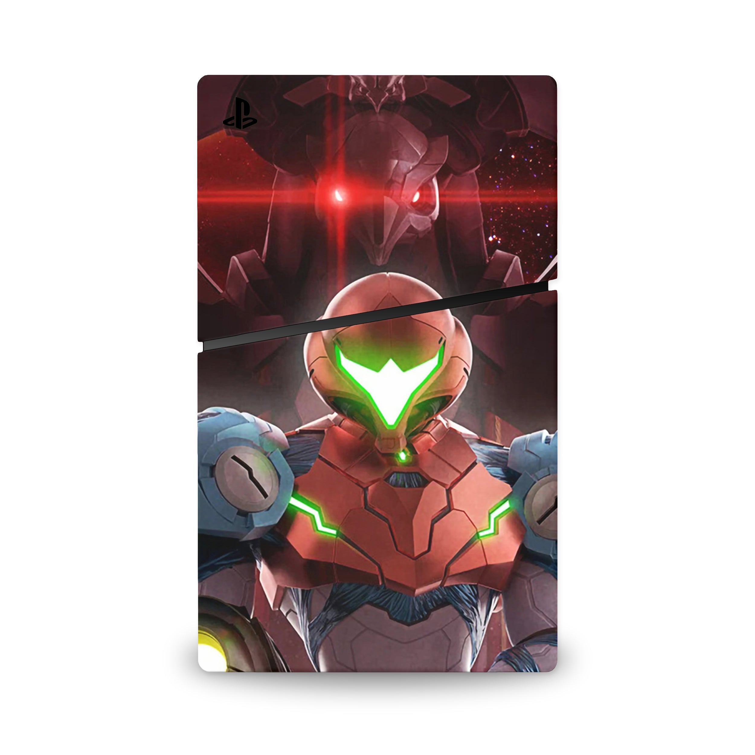 Plasma Sentinel v1 PS5 Slim Skin - Video Game-inspired design