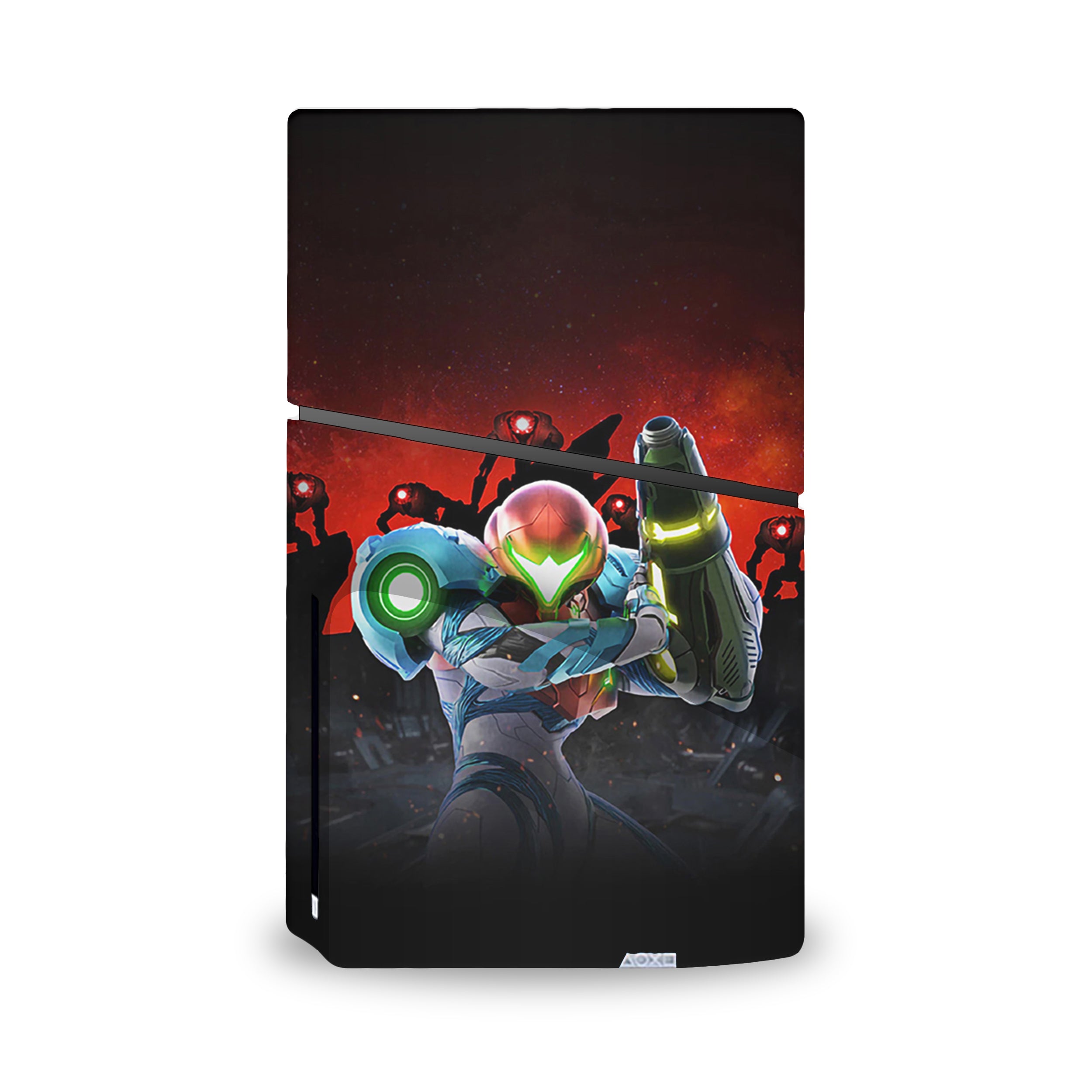 Plasma Sentinel v2 PS5 Slim Skin - Video Game-inspired design