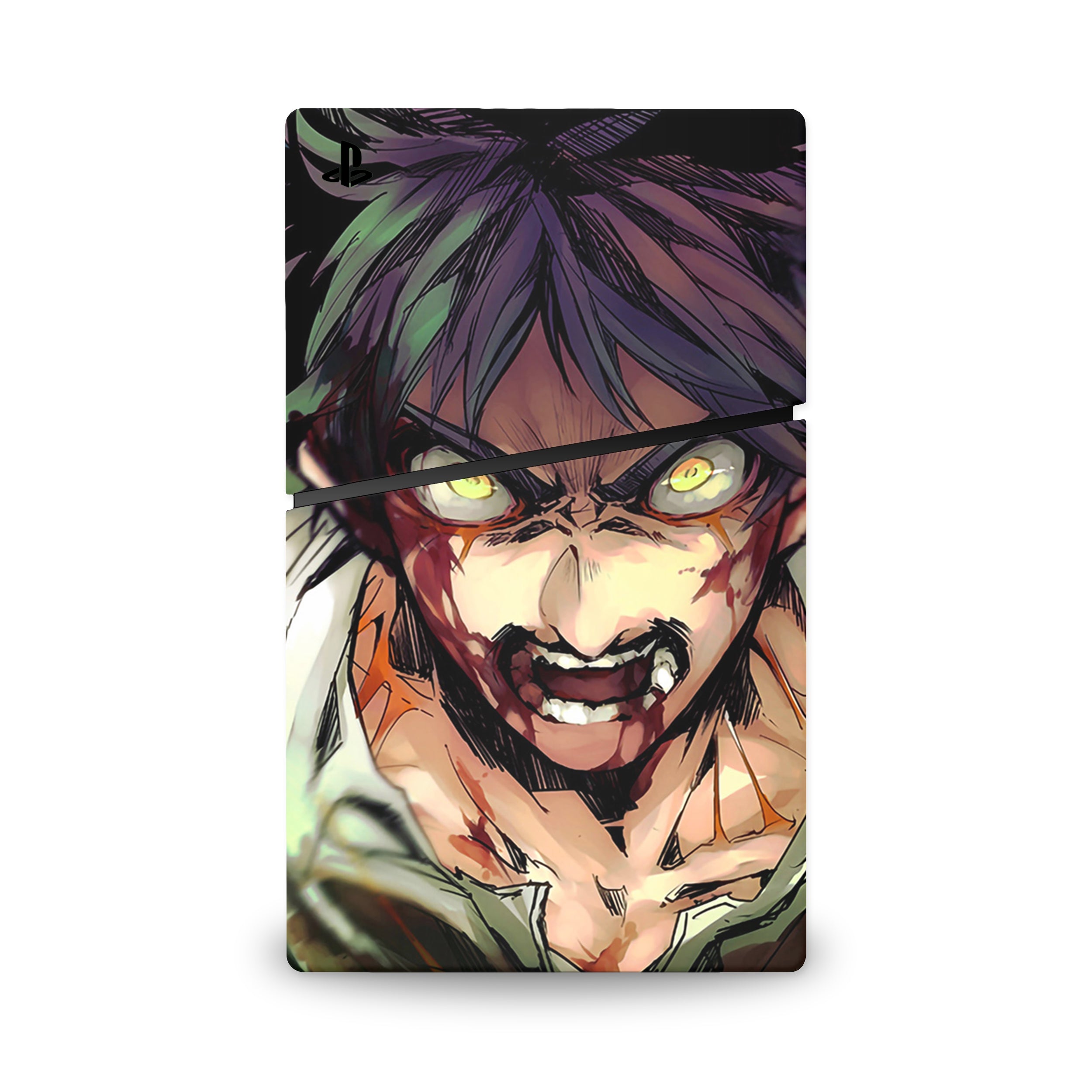 Titan Hunter v1 PS5 Slim Digital Skin - Anime-inspired design