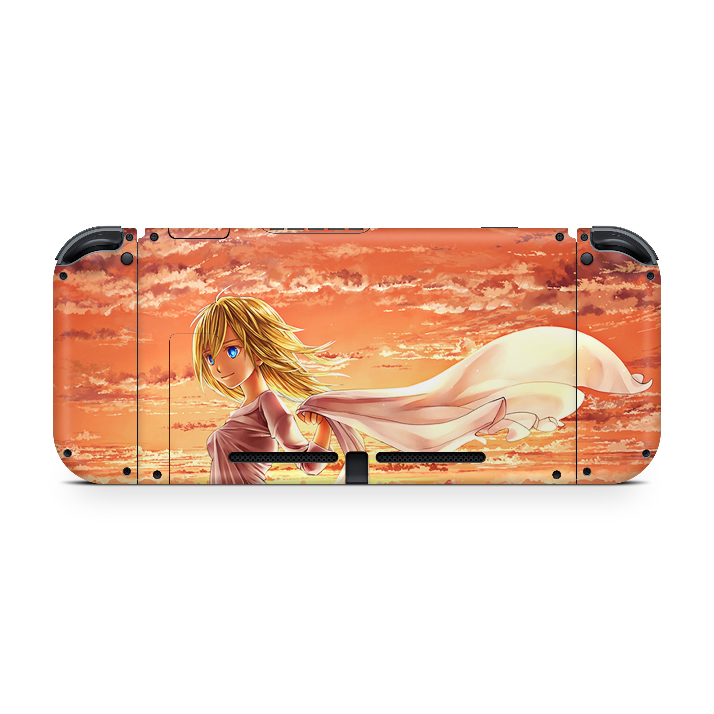 Royal Dawn v3 Nintendo Switch OLED Skin - Anime-inspired design
