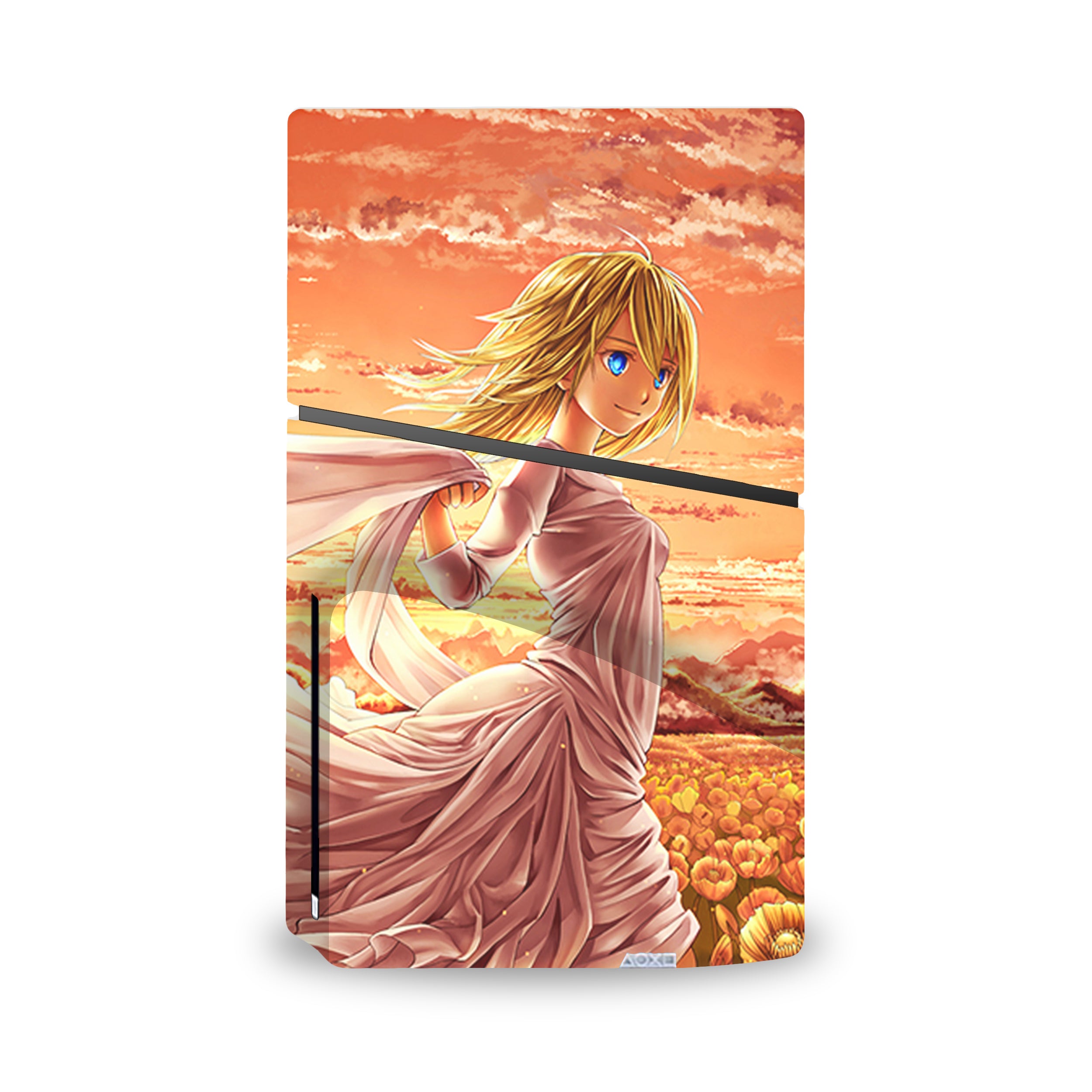 Royal Dawn v3 PS5 Slim Skin - Anime-inspired design