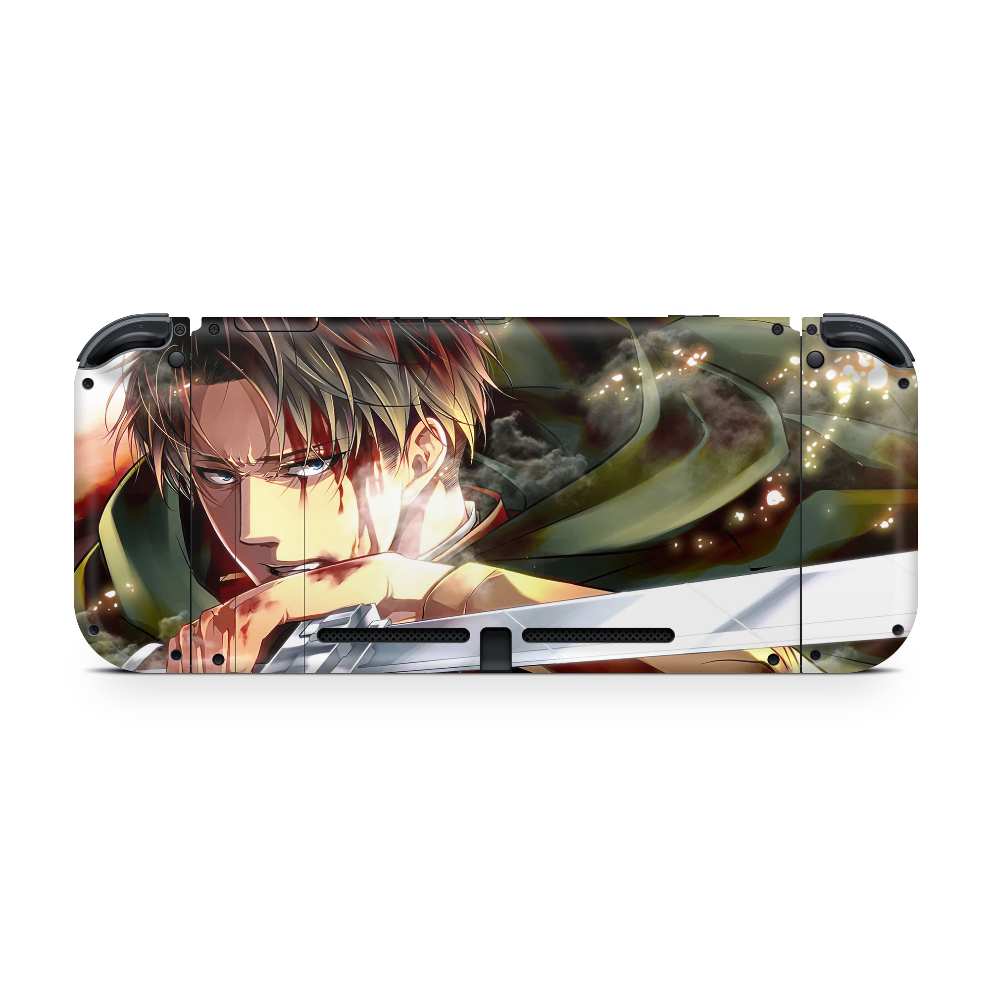 Titan Levi Attack On Titan Switch Skin Levi Ackerman Abyss Striker