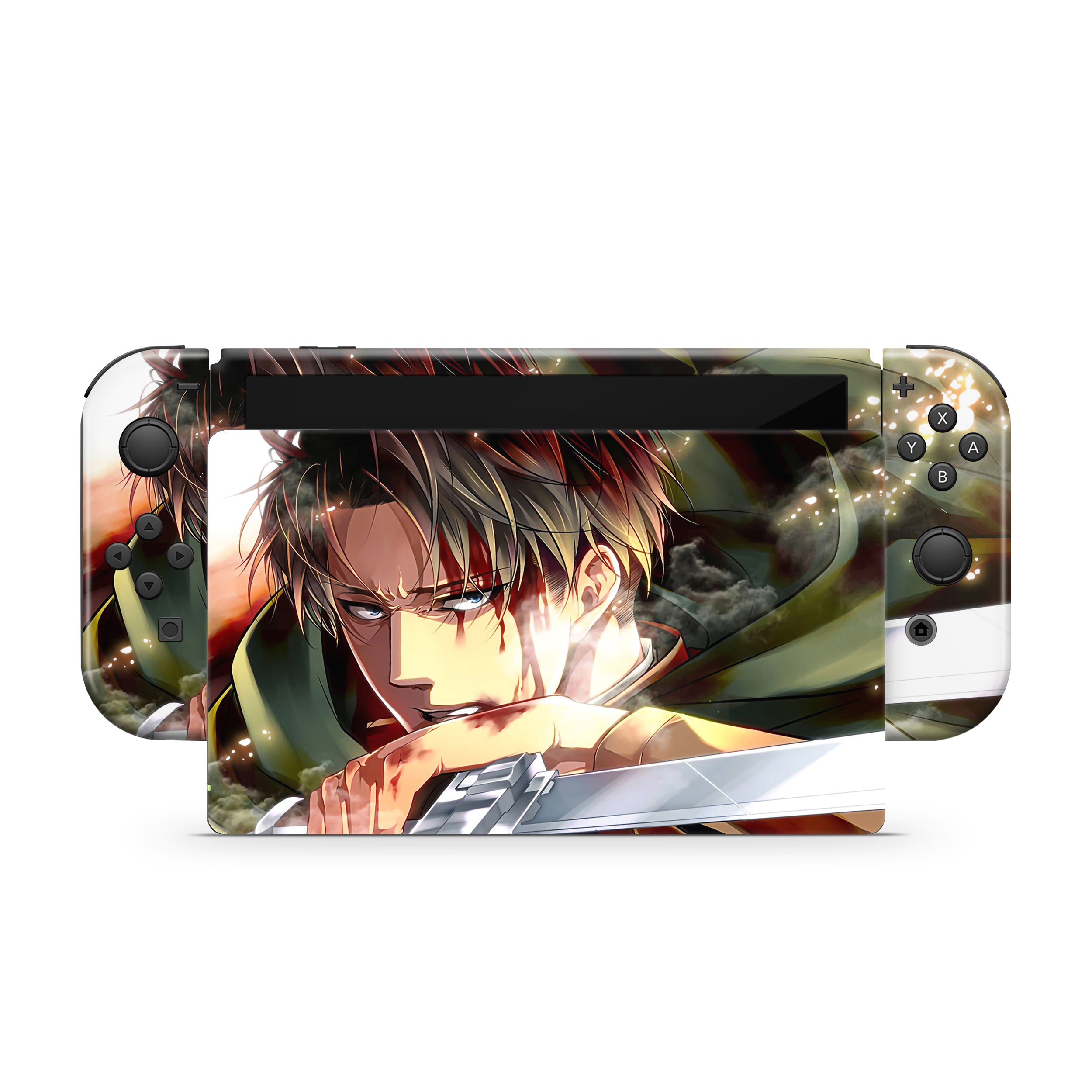 Abyss Striker v1 Nintendo Switch OLED Skin - Anime-inspired design