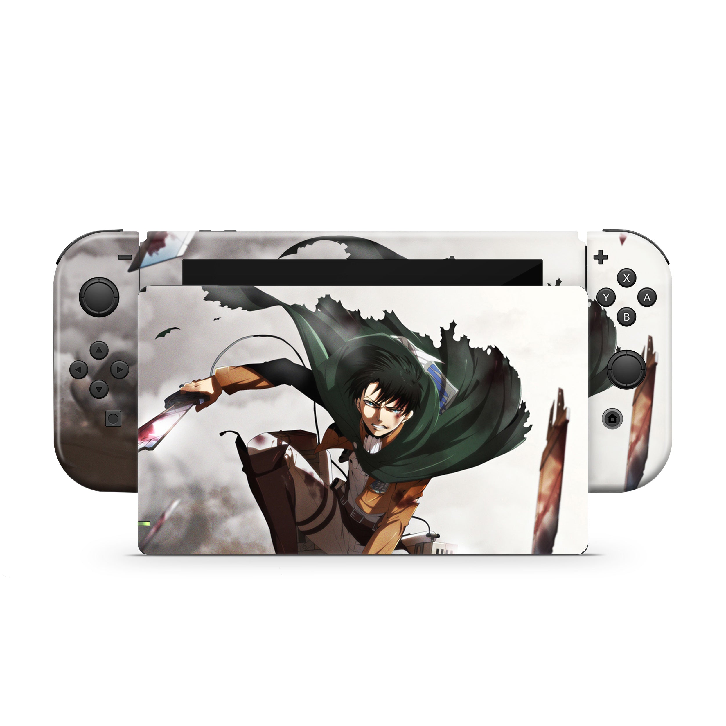Abyss Striker v4 Nintendo Switch Skin - Anime-inspired design