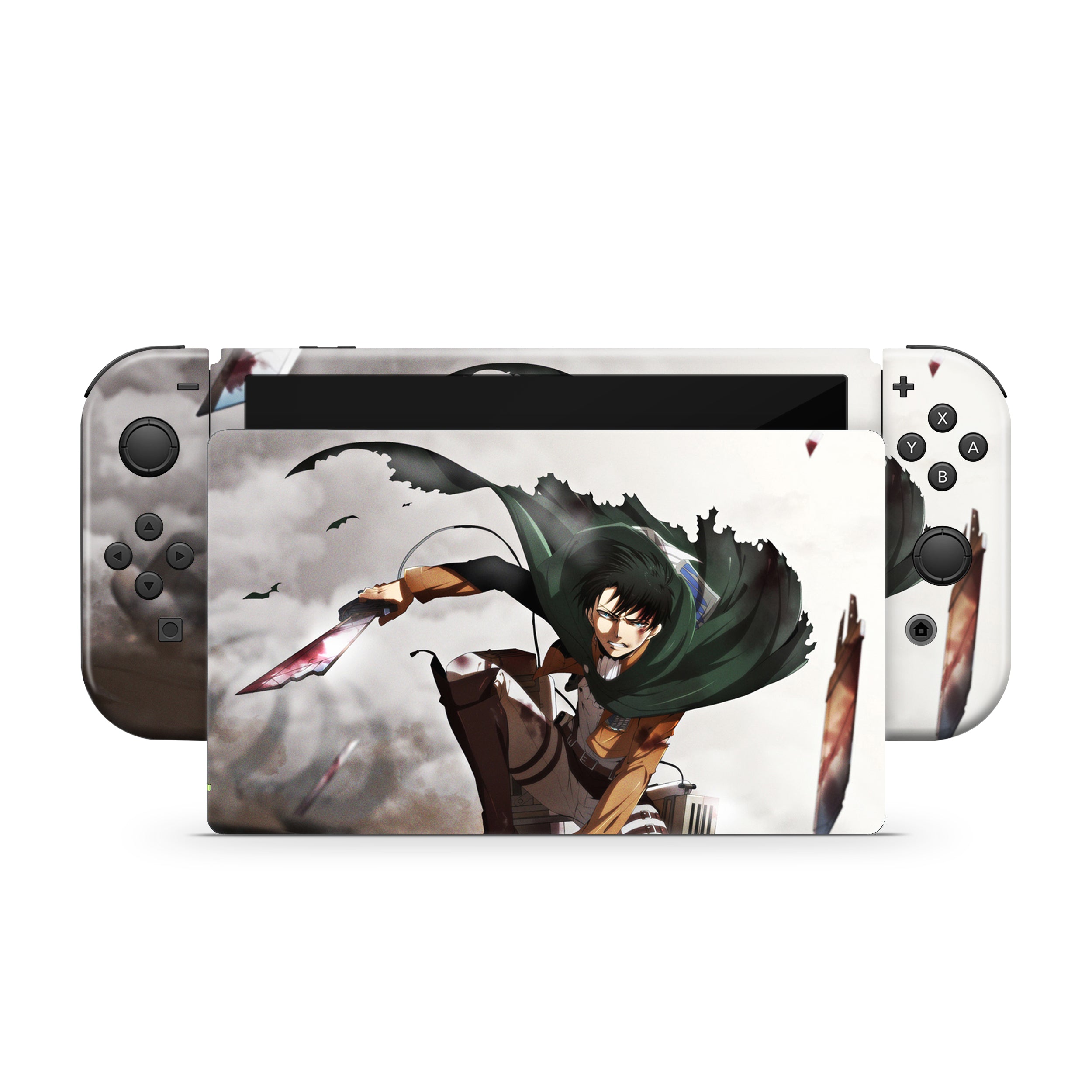 Abyss Striker v4 Nintendo Switch OLED Skin - Anime-inspired design