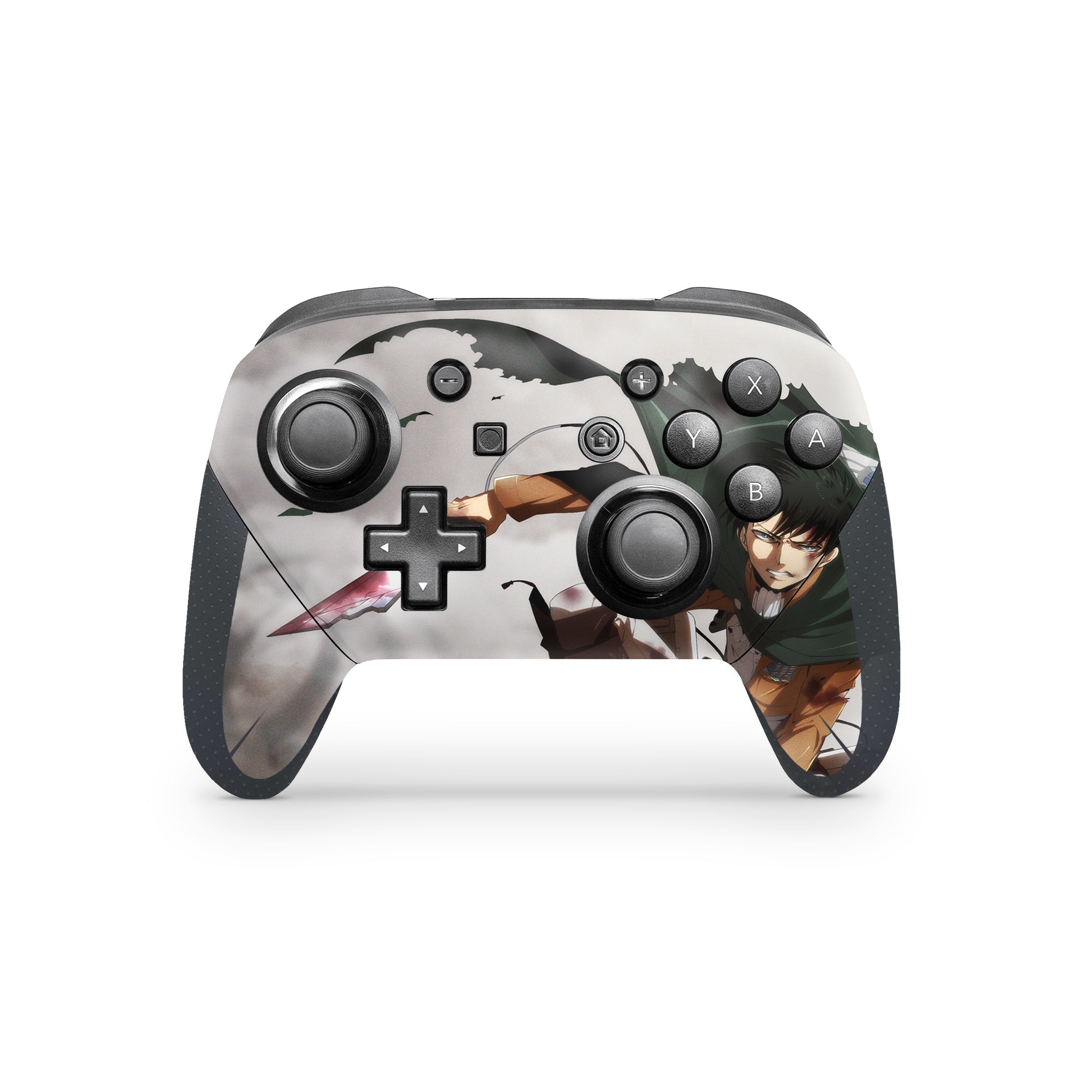 Abyss Striker v4 Nintendo Switch Pro Controller Skin - Anime-inspired design