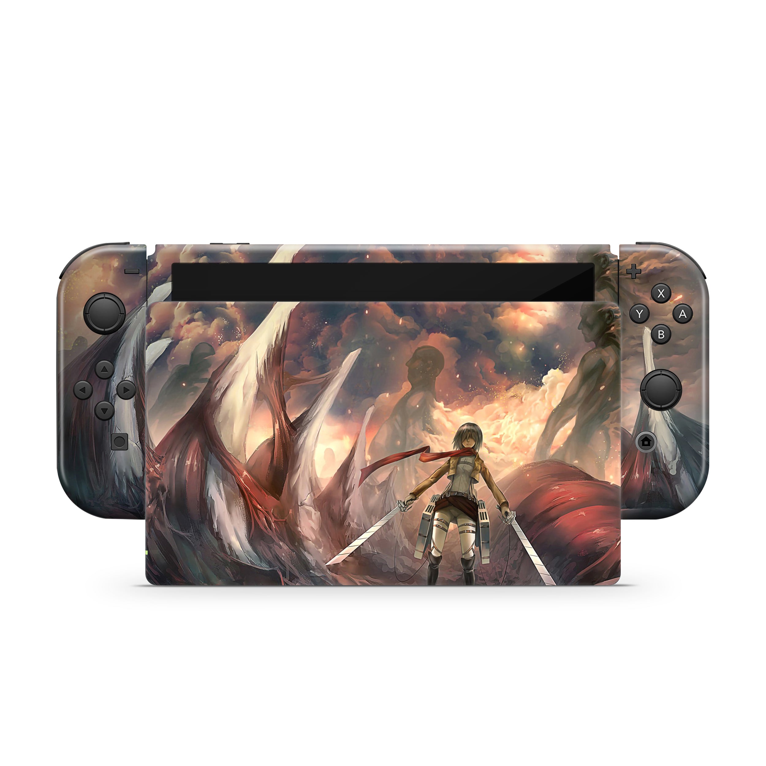 Blade of Honor v1 Nintendo Switch OLED Skin - Anime-inspired design