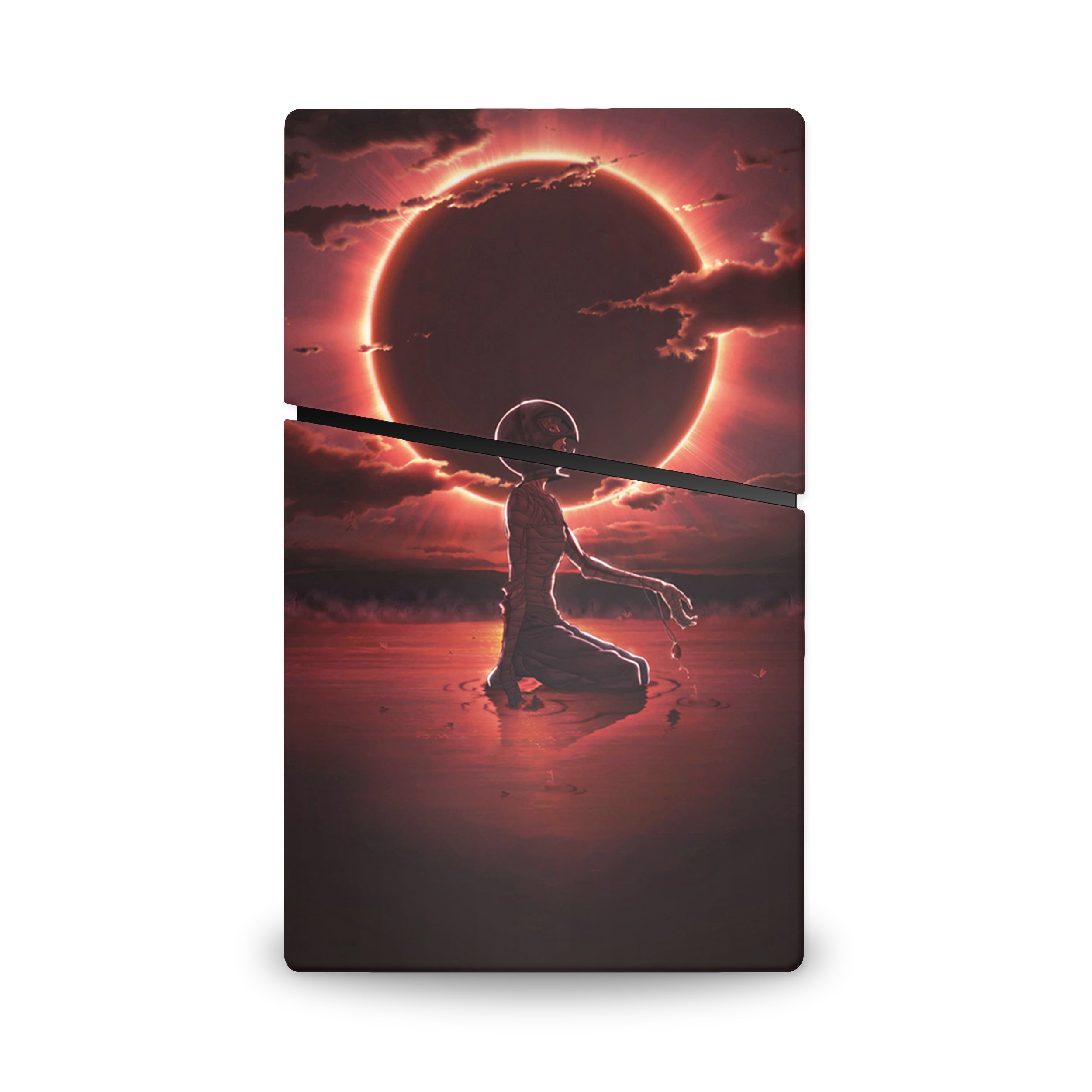 Ivory Falcon v1 PS5 Slim Digital Skin - Anime-inspired design