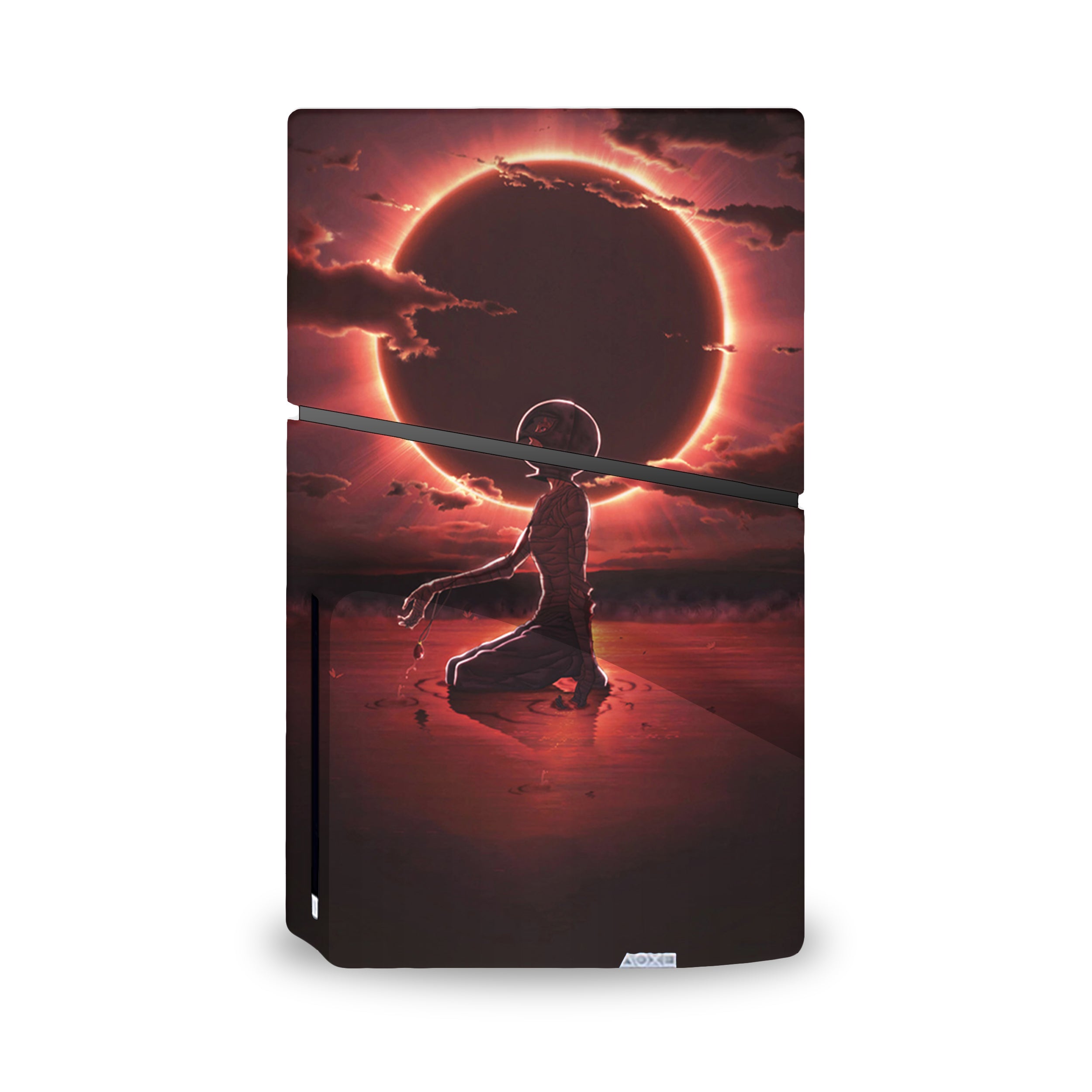 Ivory Falcon v1 PS5 Slim Skin - Anime-inspired design