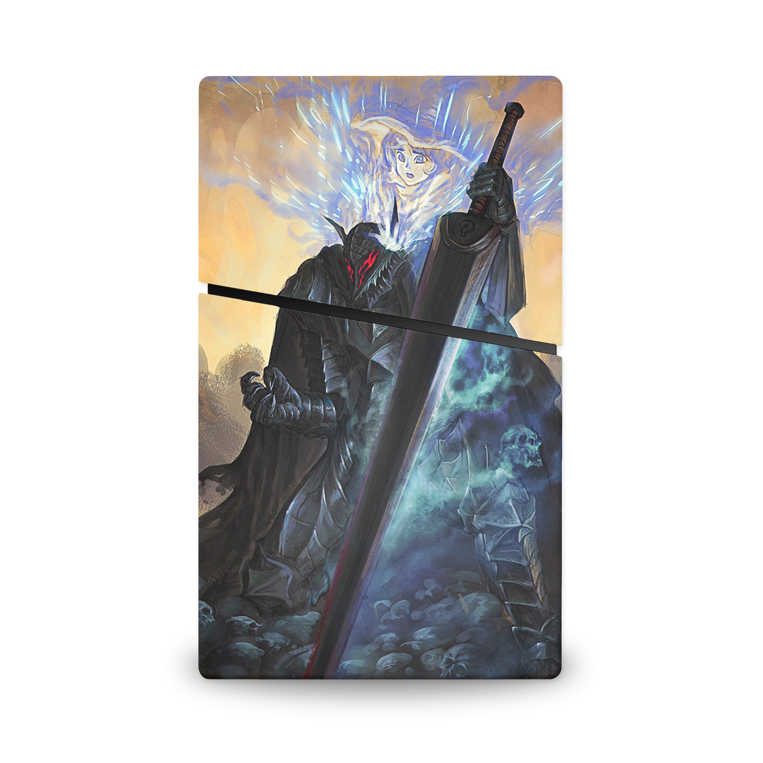 Berserker Knight v2 PS5 Slim Digital Skin - Anime-inspired design