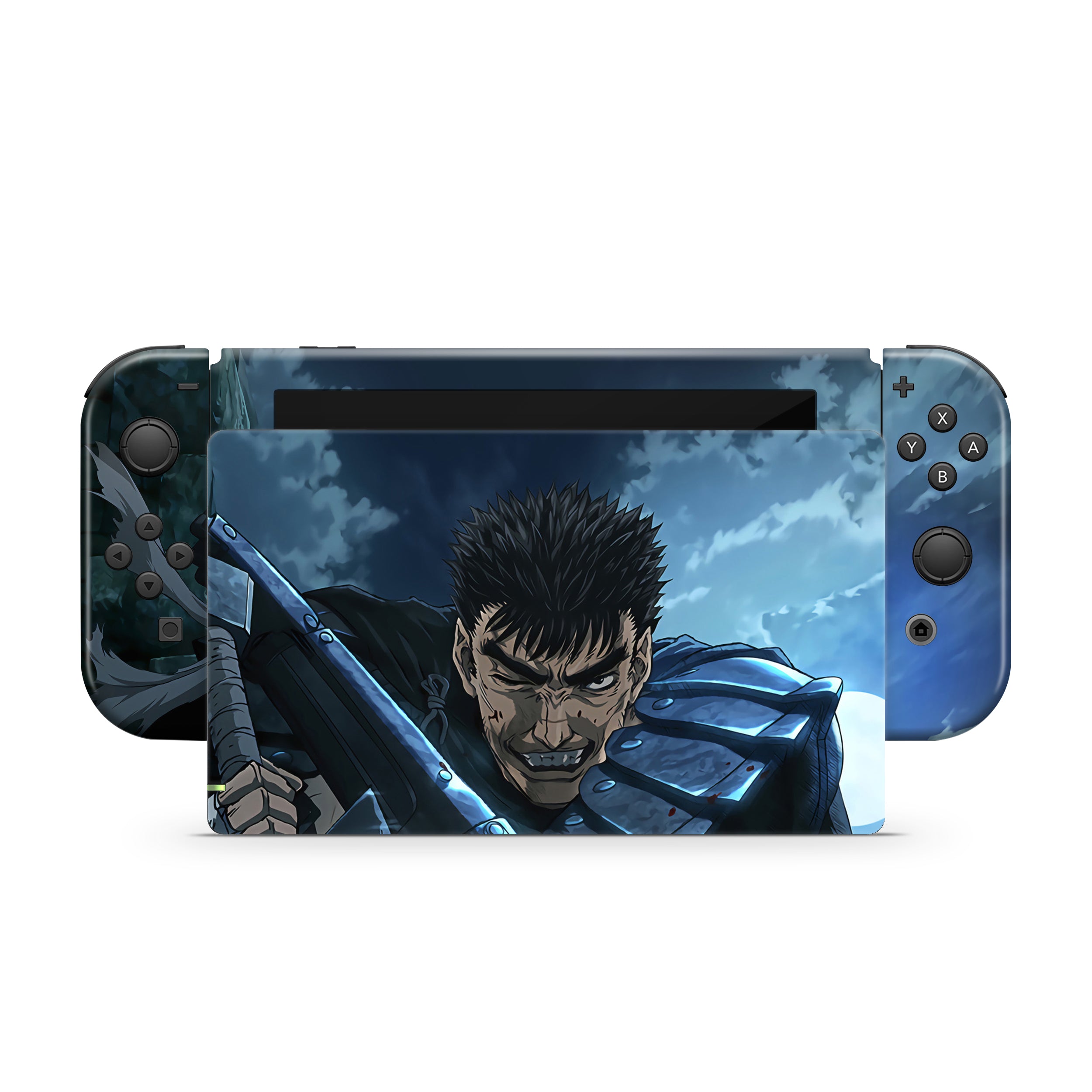 Berserker Knight v4 Nintendo Switch Skin - Anime-inspired design