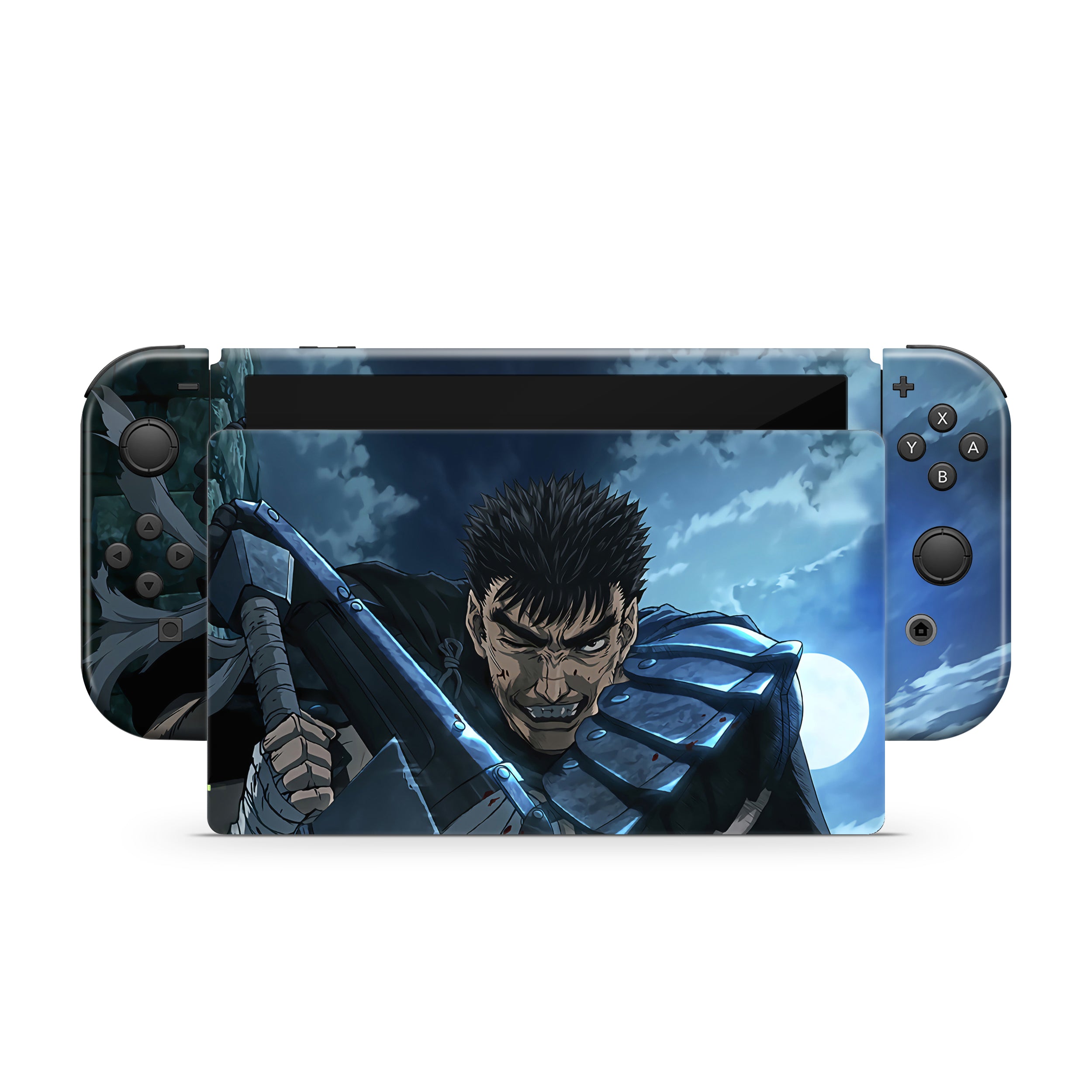Berserker Knight v4 Nintendo Switch OLED Skin - Anime-inspired design