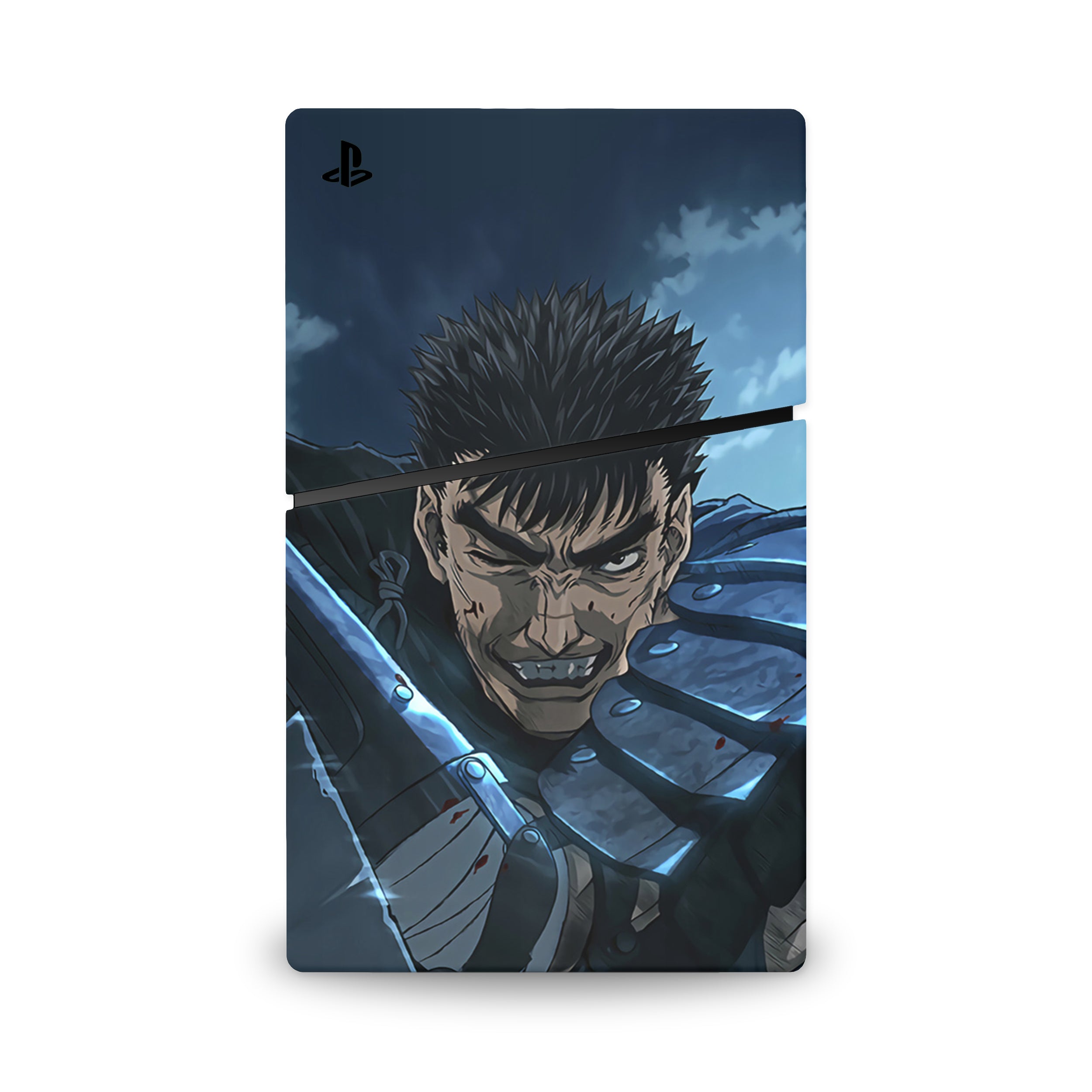Berserker Knight v4 PS5 Slim Digital Skin - Anime-inspired design