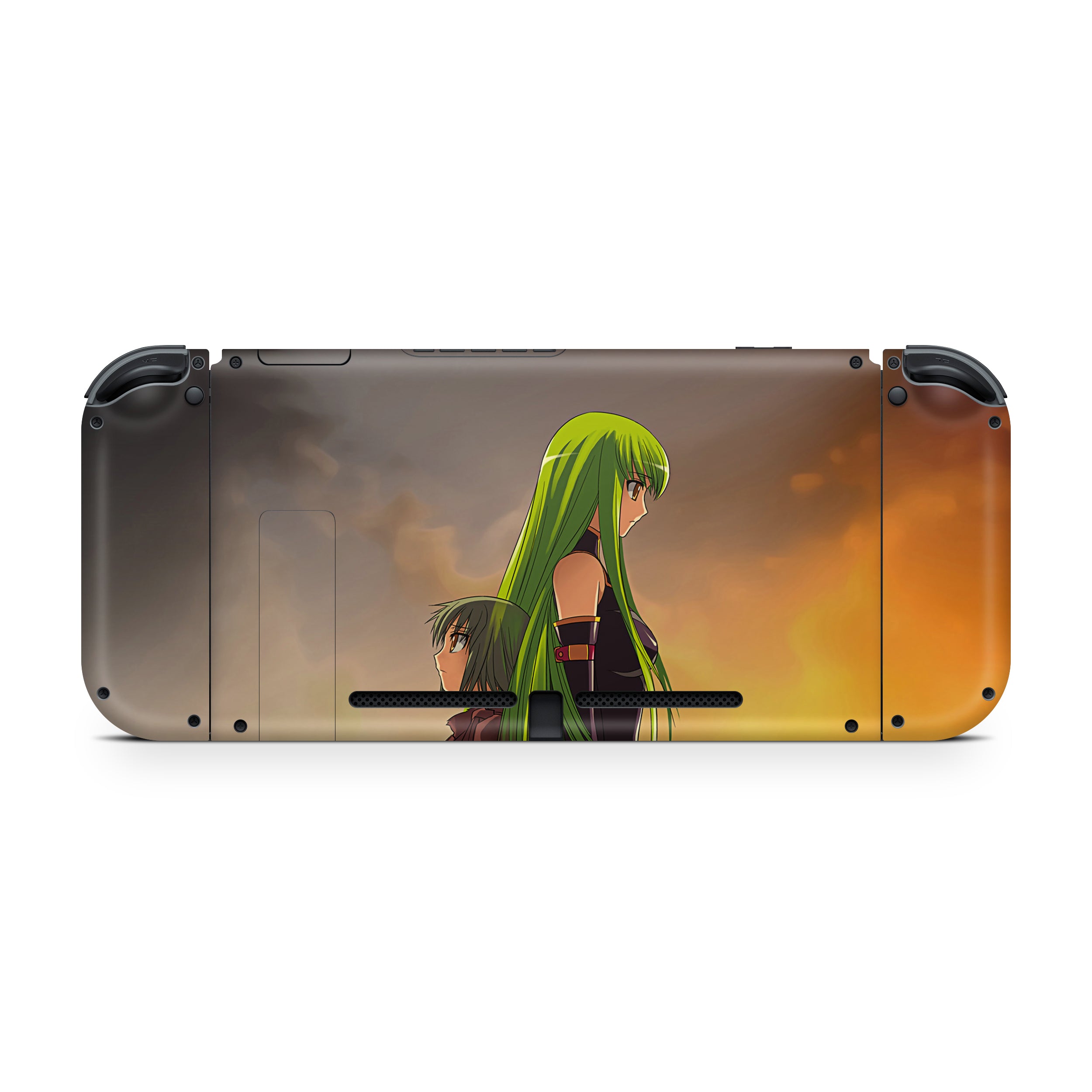 Code Cipher v2 Nintendo Switch OLED Skin - Anime-inspired design