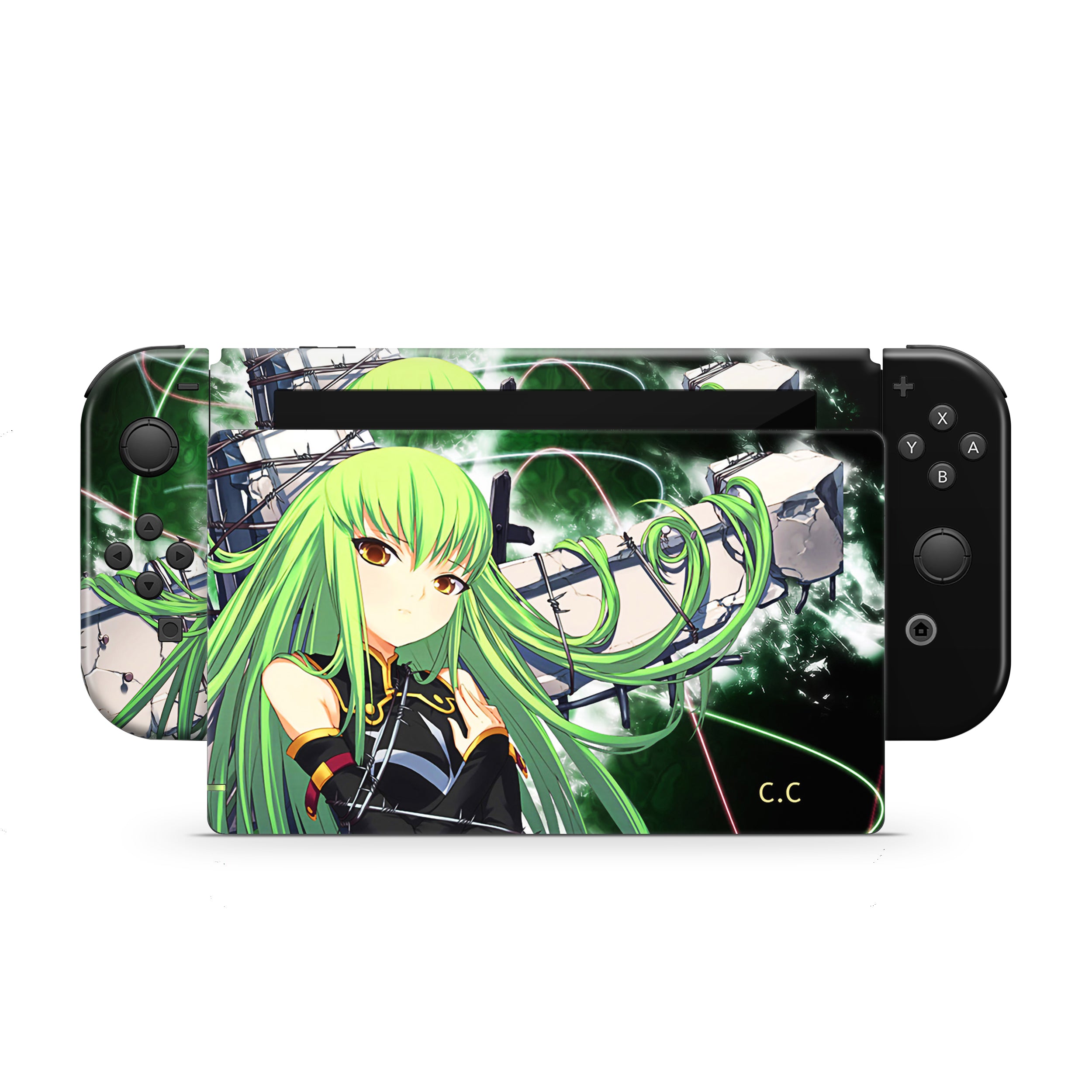 Code Cipher v3 Nintendo Switch Skin - Anime-inspired design