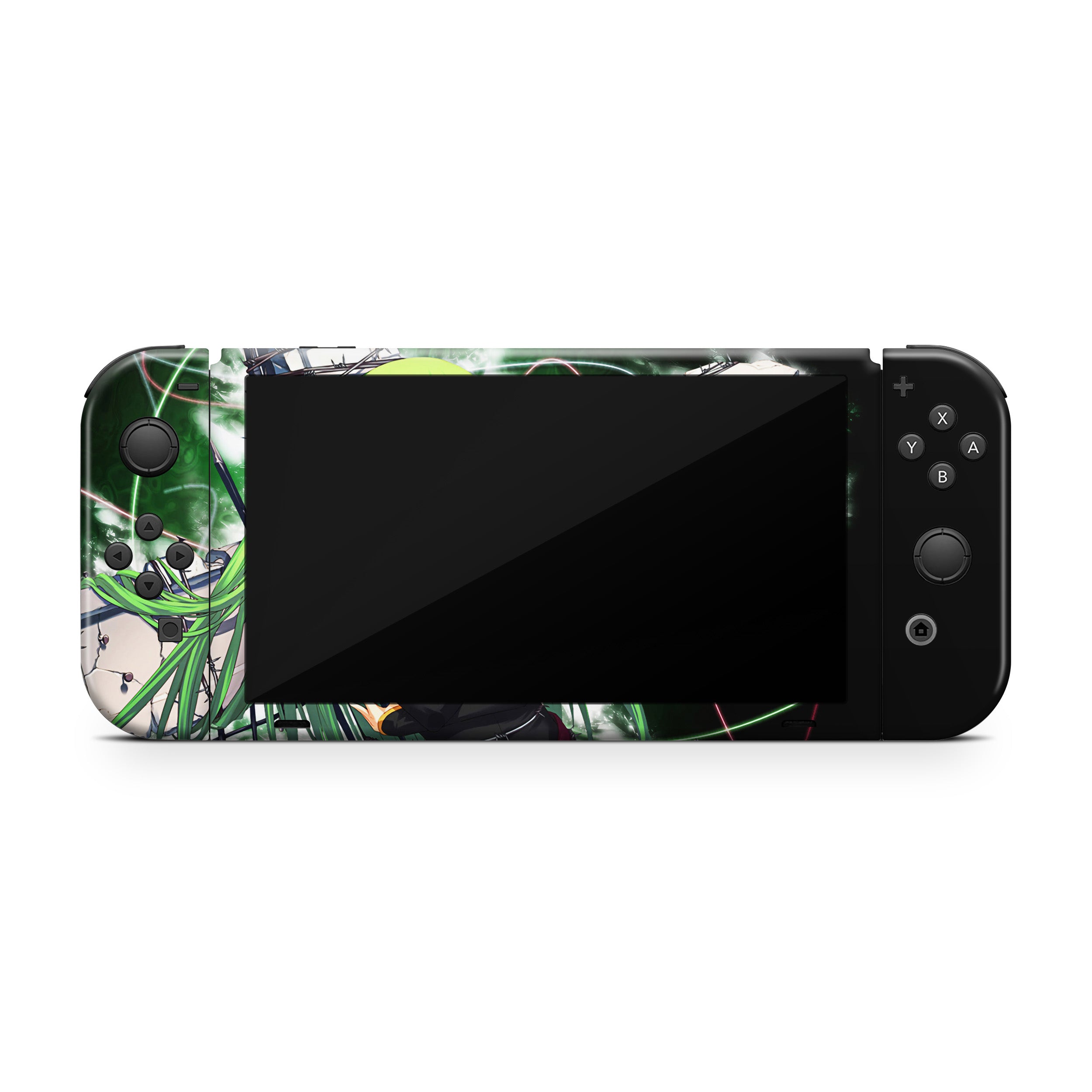 Code Cipher v3 Nintendo Switch OLED Skin - Anime-inspired design