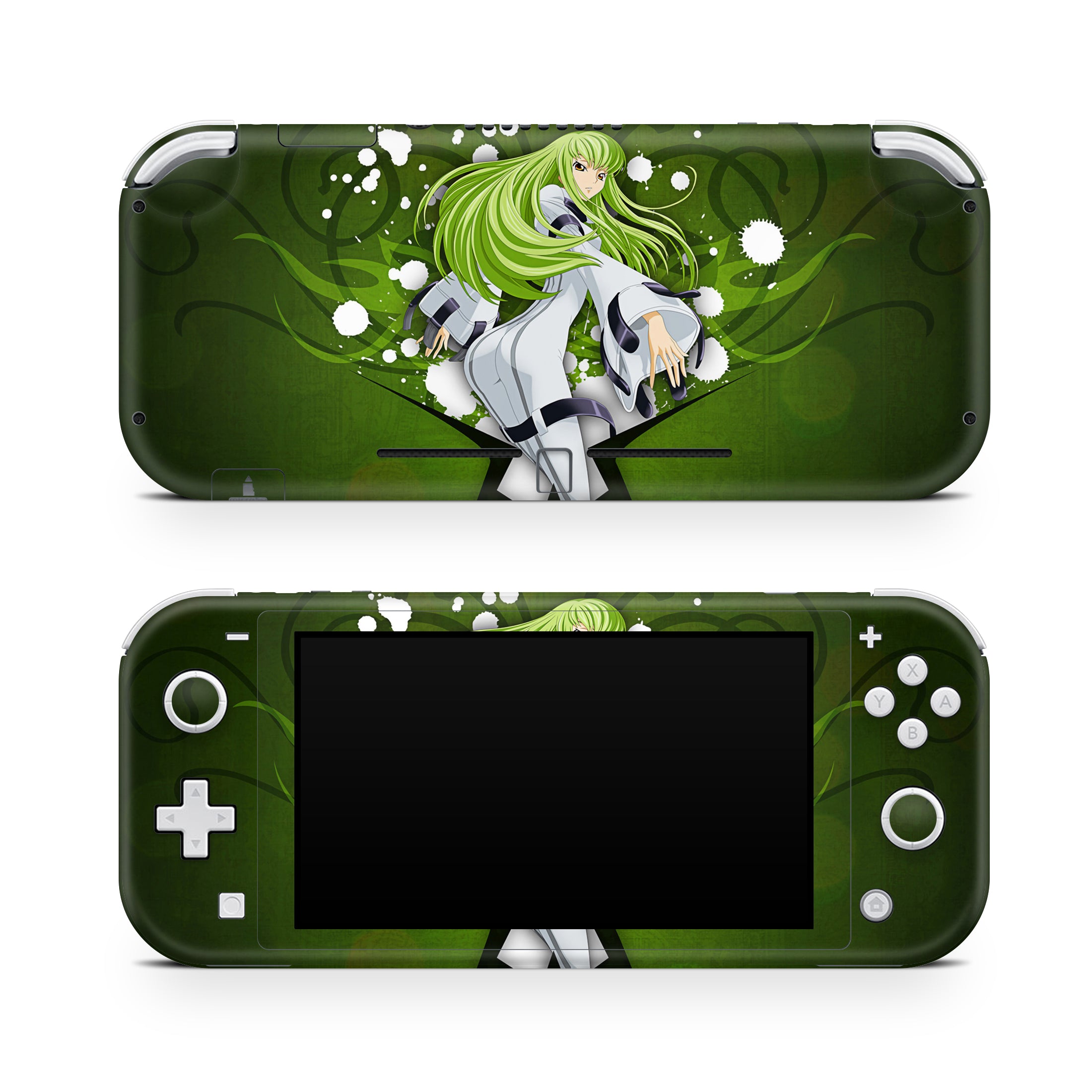 Code Cipher v4 Nintendo Switch Lite Skin - Anime-inspired design