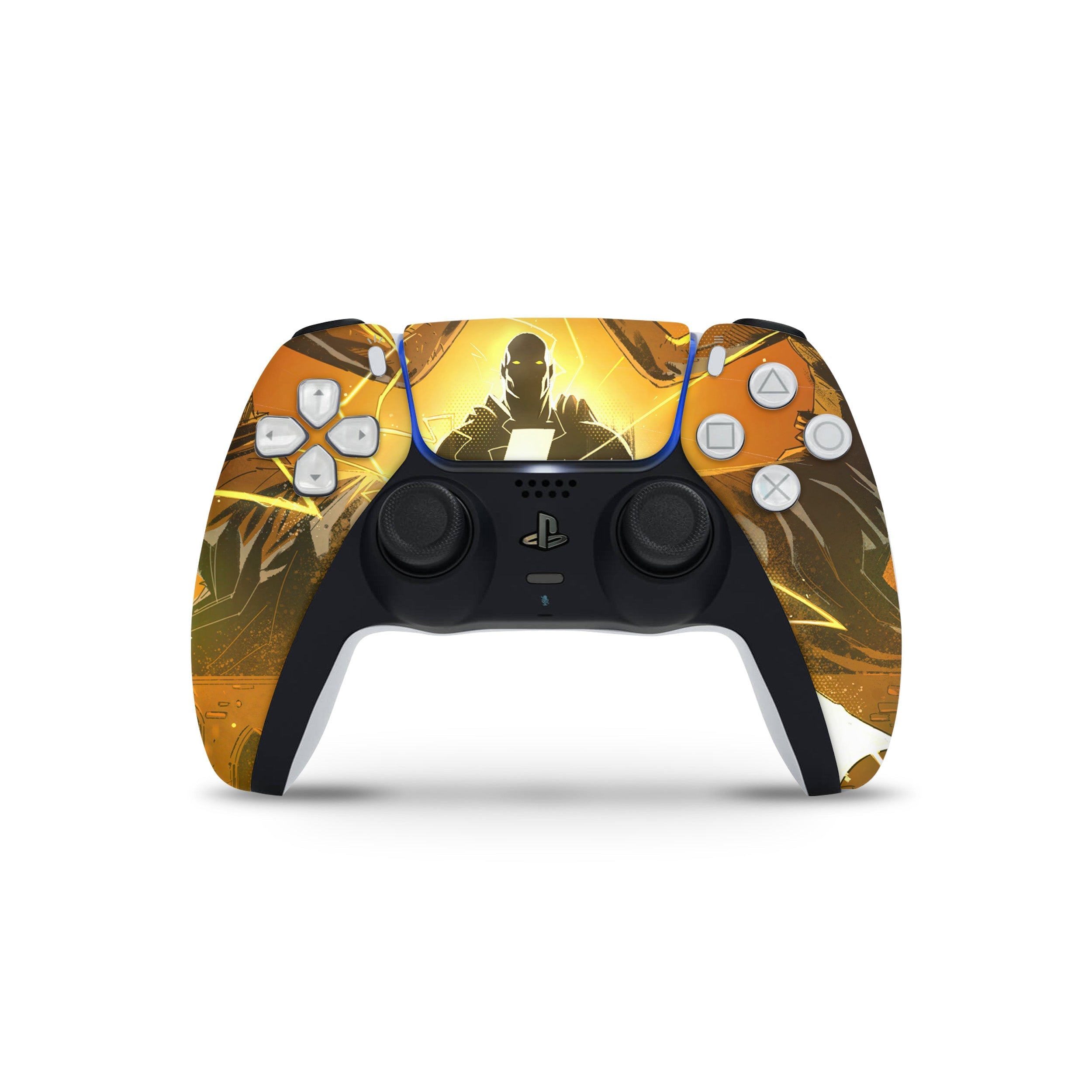 Thunder Tyrant v1 PS5 Controller Skin - Comics-inspired design