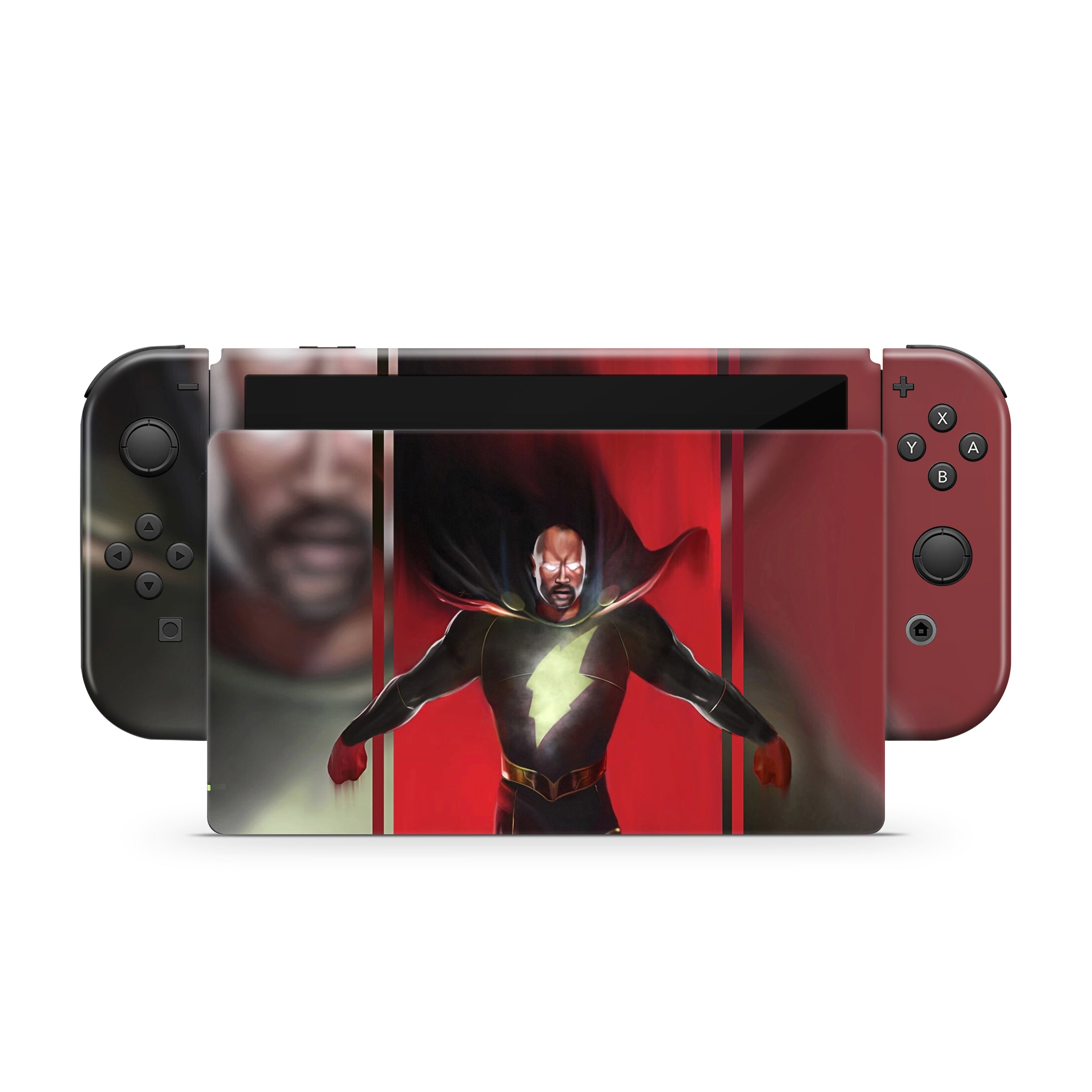 Thunder Tyrant v4 Nintendo Switch OLED Skin - Comics-inspired design