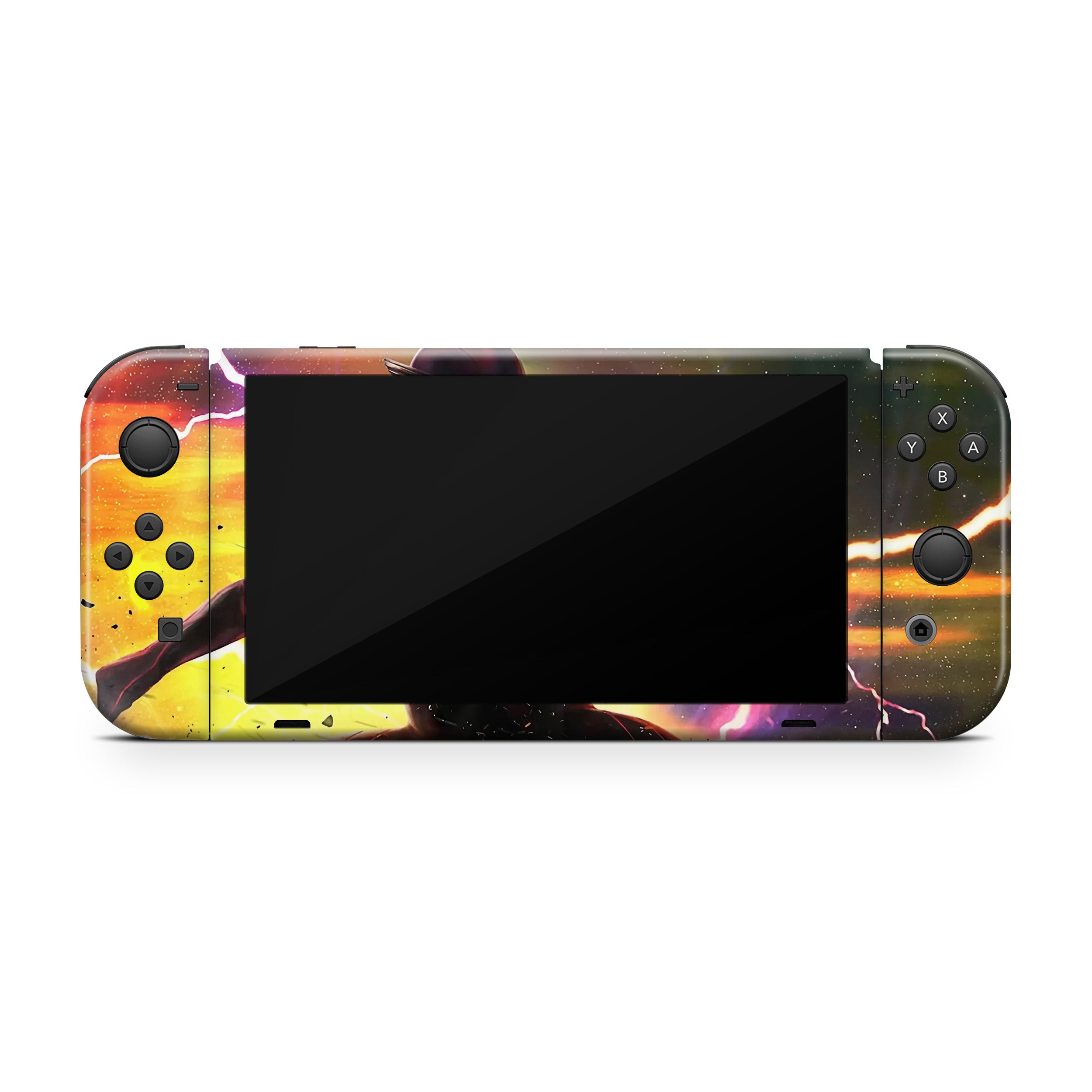 Red Velocity v6 Nintendo Switch OLED Skin - Comics-inspired design