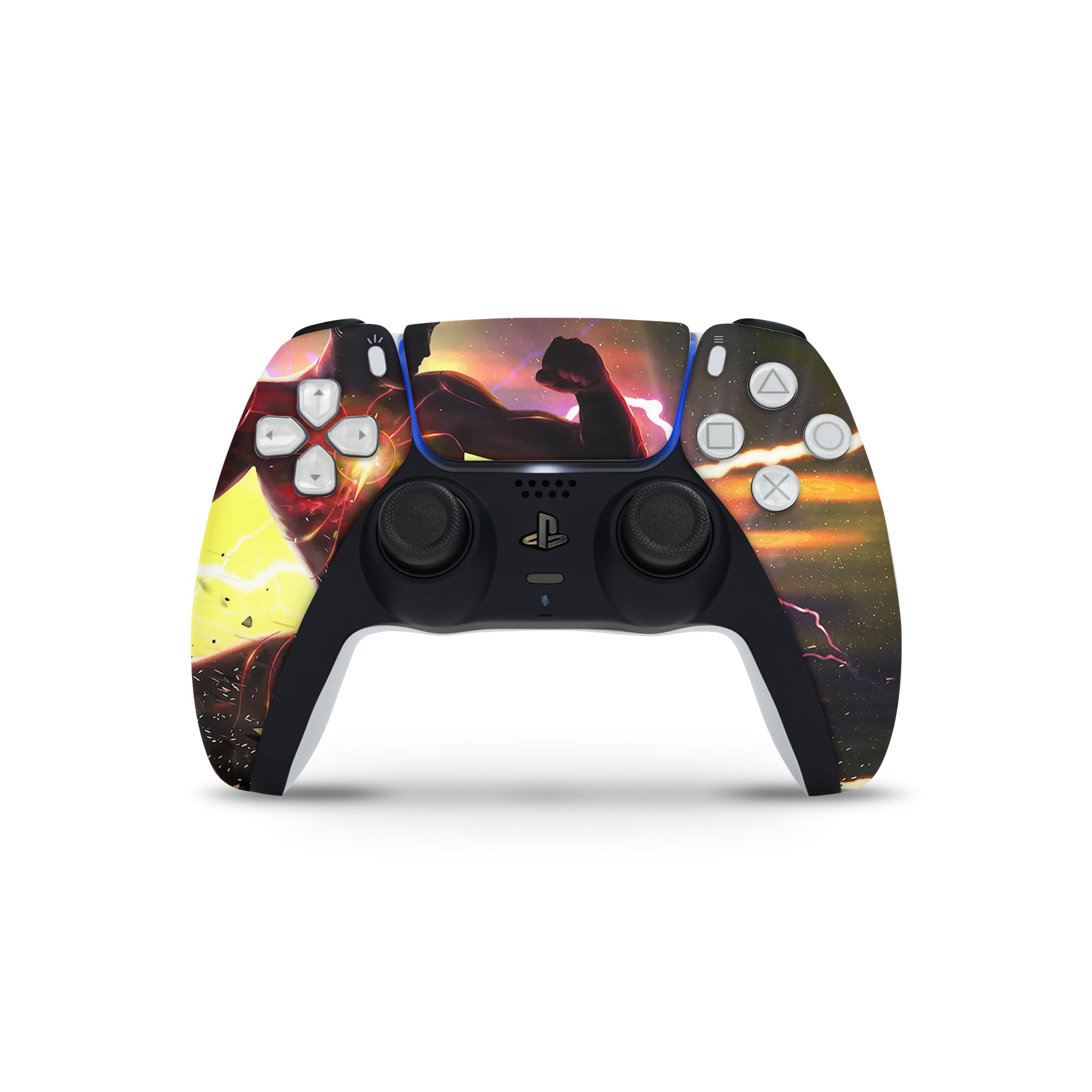 Red Velocity v6 PS5 Controller Skin - Comics-inspired design