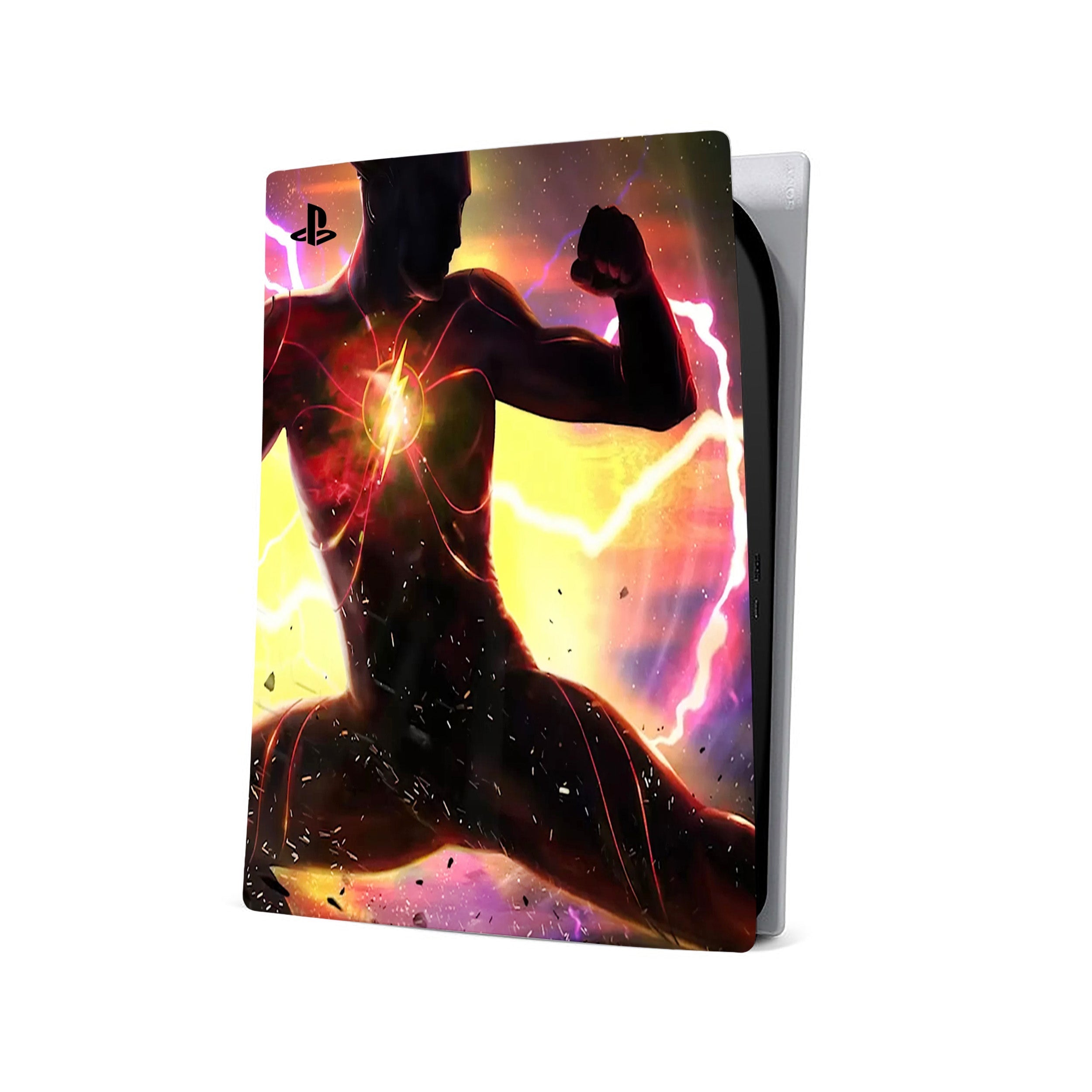 Red Velocity v6 PS5 Skin - Comics-inspired design