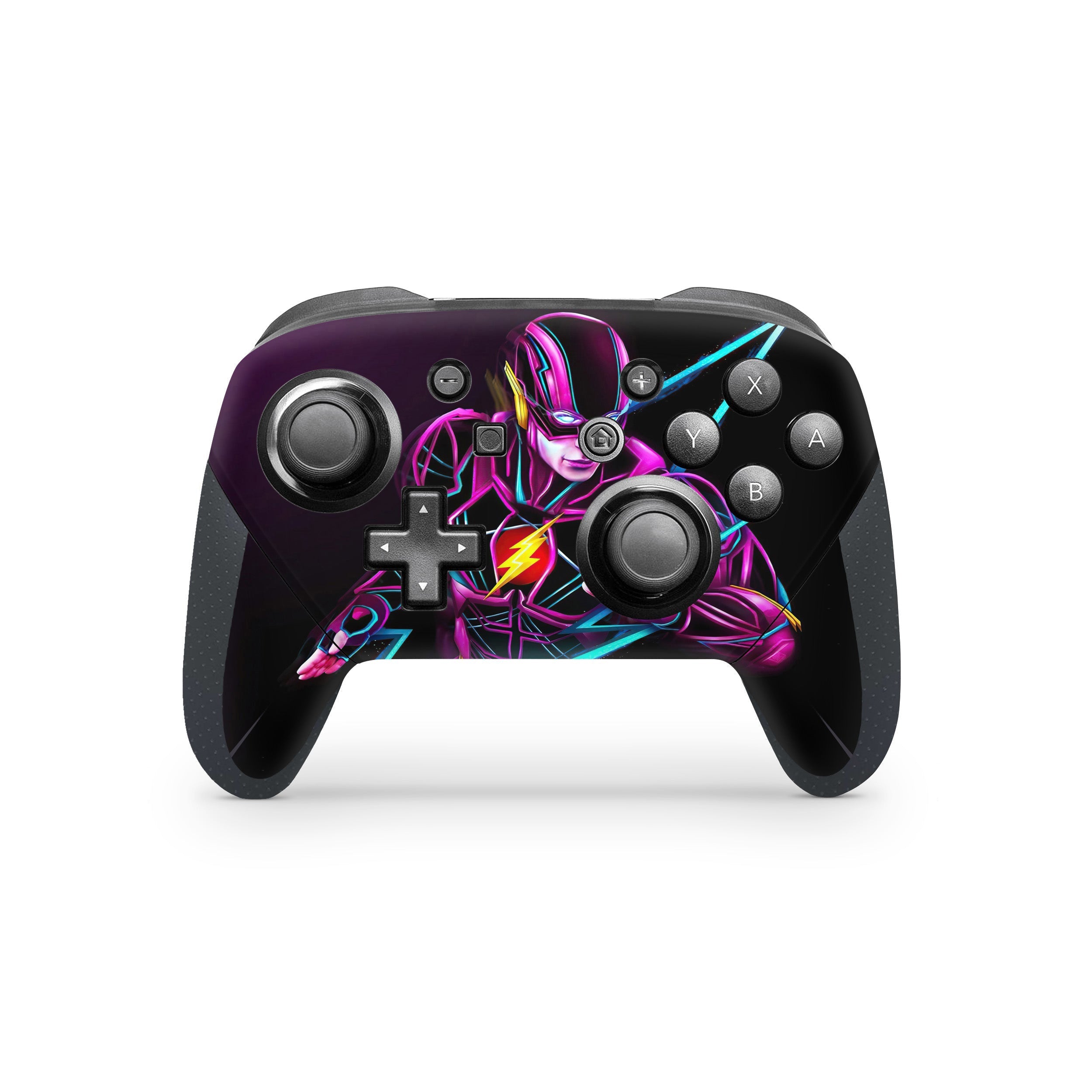 Red Velocity v7 Nintendo Switch Pro Controller Skin - Comics-inspired design