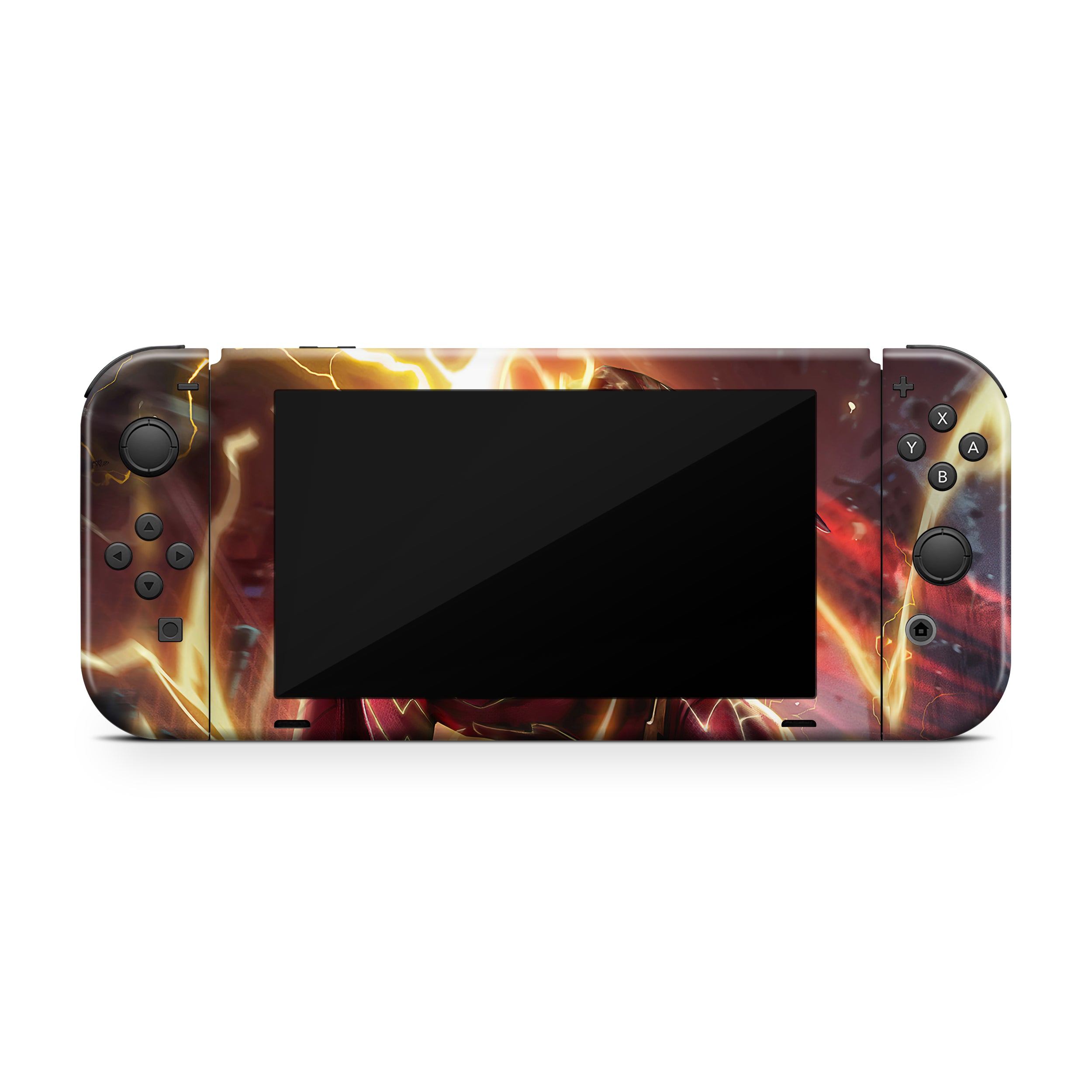 Red Velocity v8 Nintendo Switch Skin - Comics-inspired design
