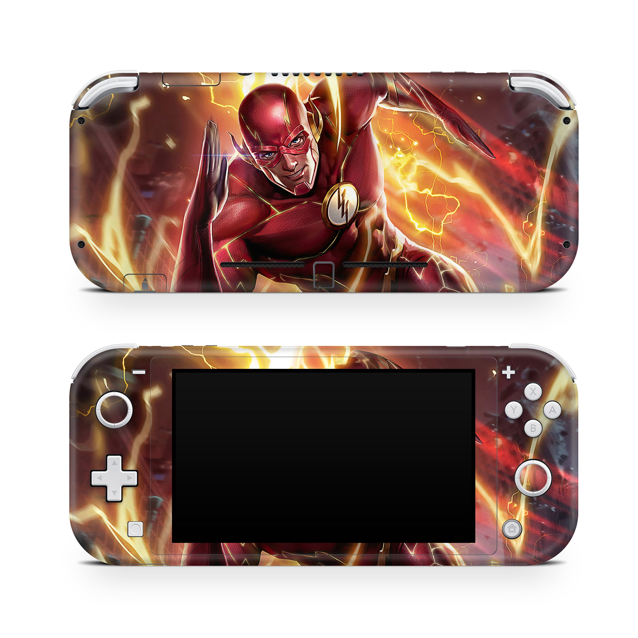 Red Velocity v8 Nintendo Switch Lite Skin - Comics-inspired design