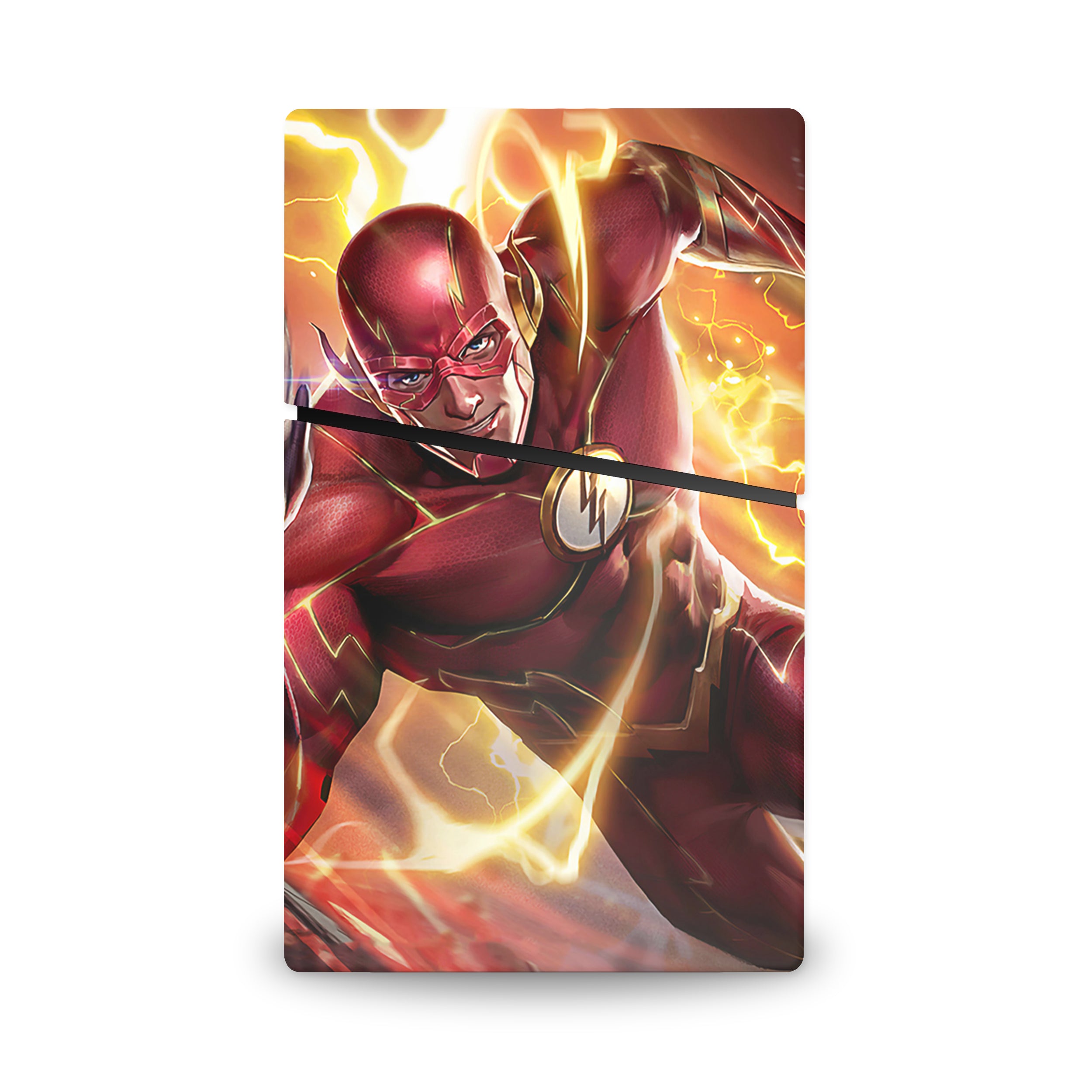 Red Velocity v8 PS5 Slim Digital Skin - Comics-inspired design