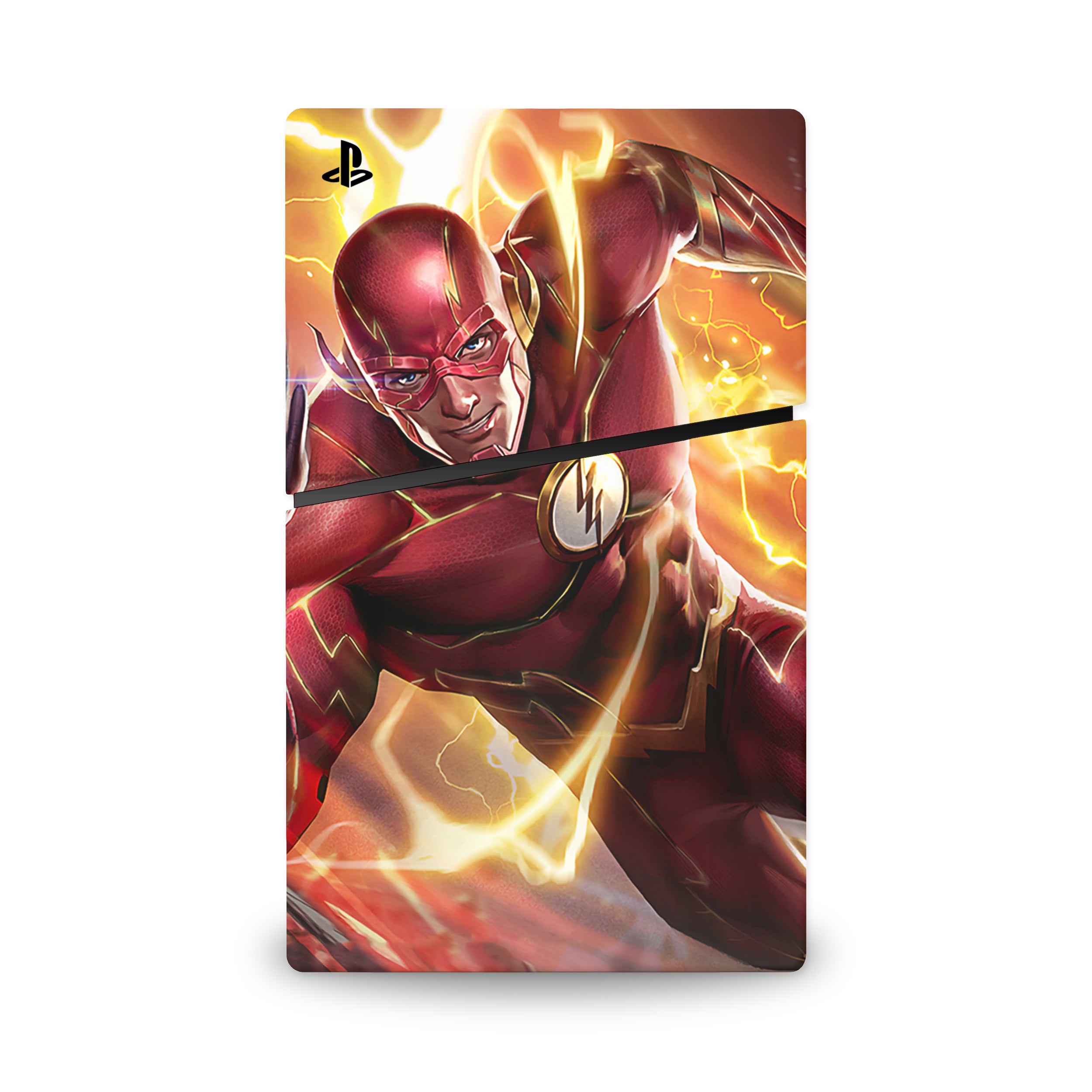 Red Velocity v8 PS5 Slim Skin - Comics-inspired design