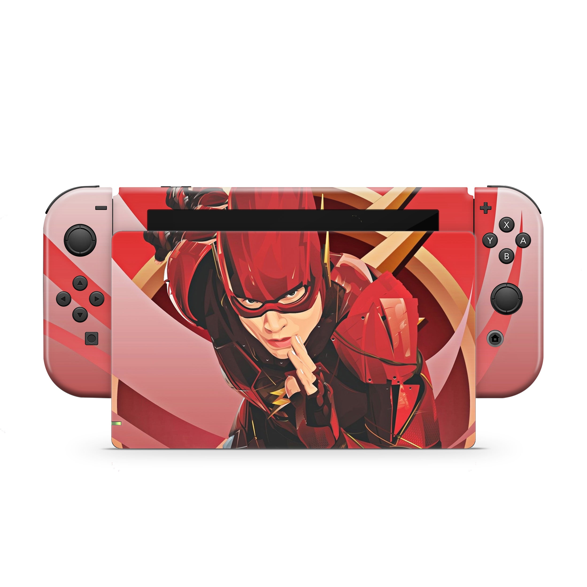 Red Velocity v9 Nintendo Switch Skin - Comics-inspired design
