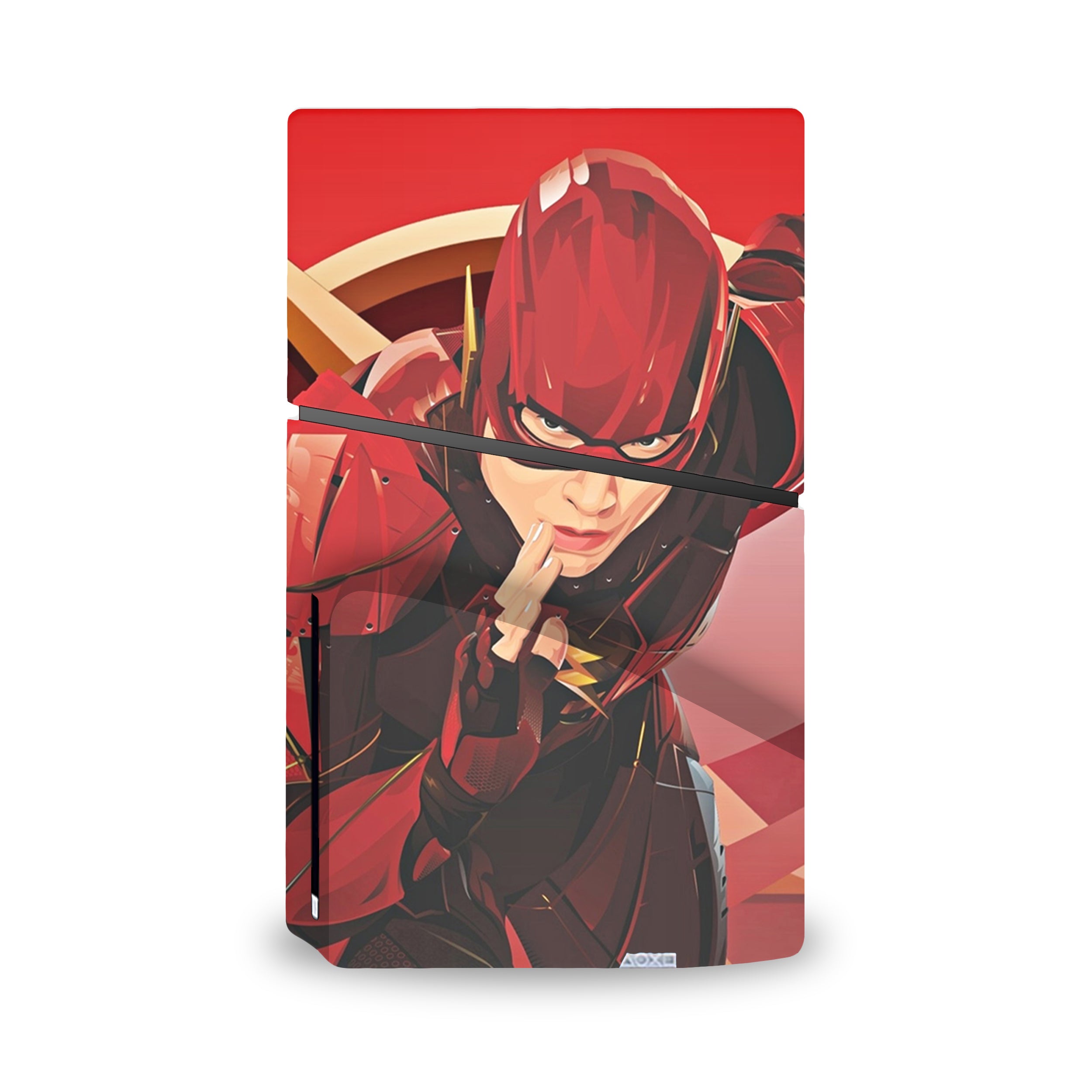 Red Velocity v9 PS5 Slim Skin - Comics-inspired design