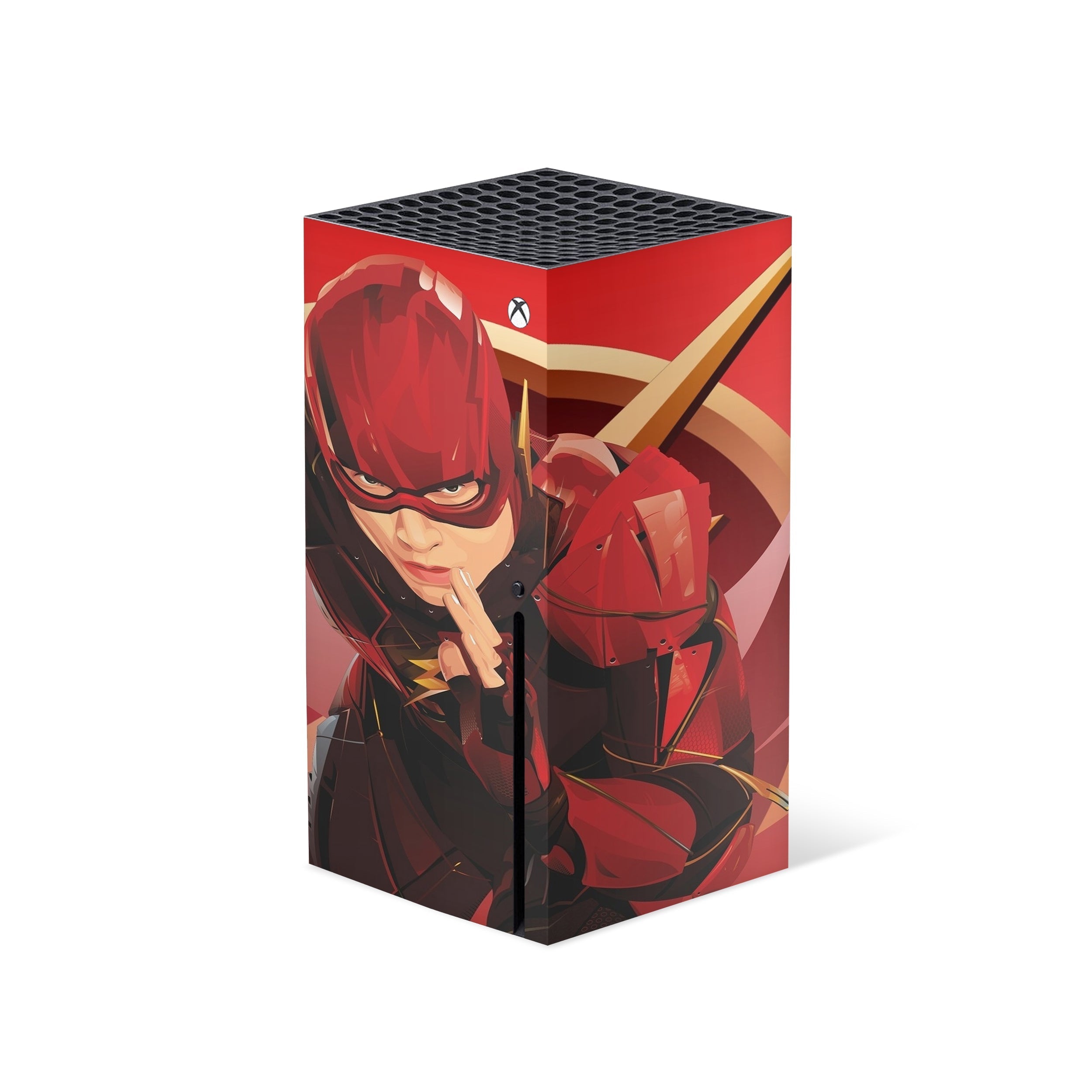 Red Velocity v9 Xbox Series X Skin - Comics-inspired design