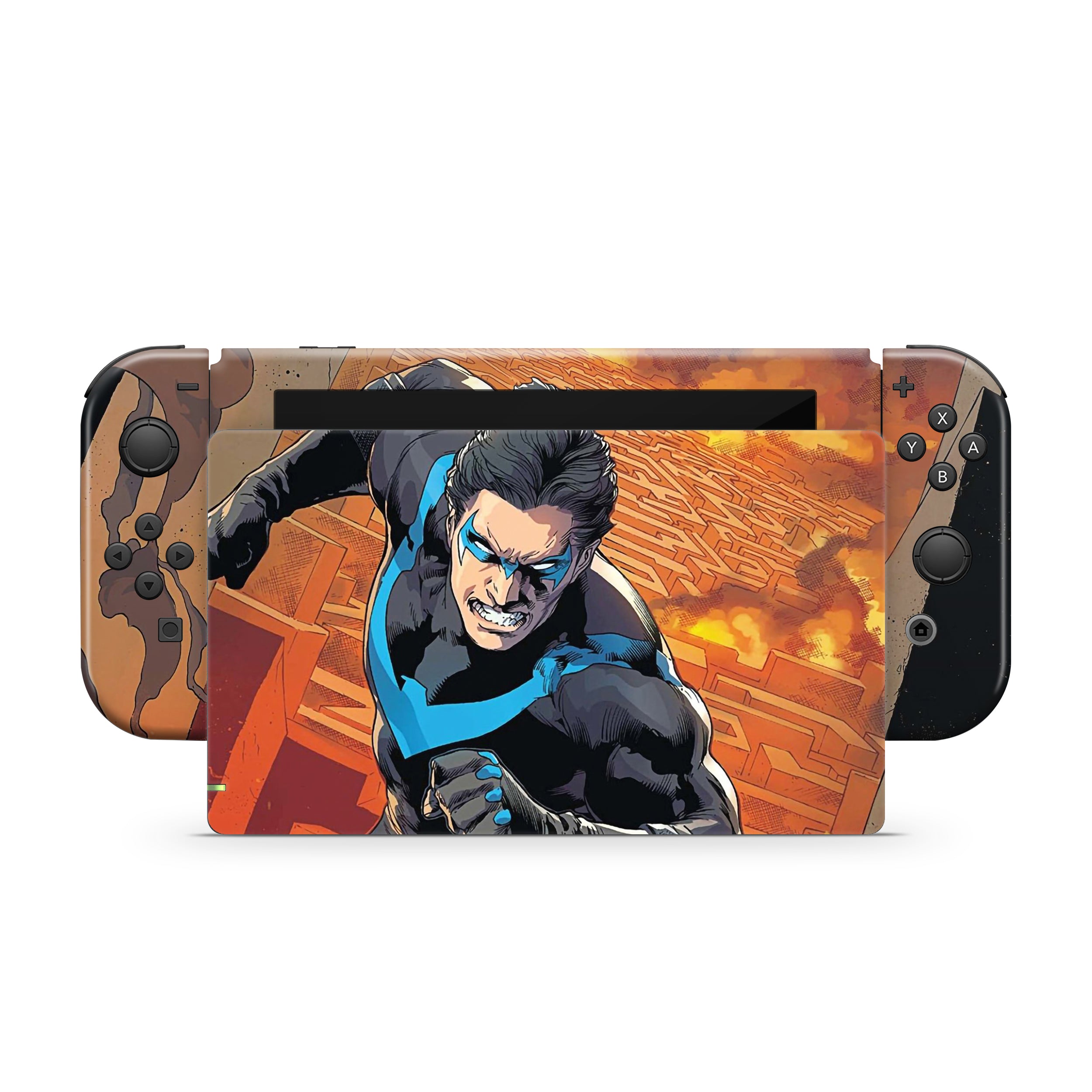 Shadow Vigilante v1 Nintendo Switch Skin - Comics-inspired design