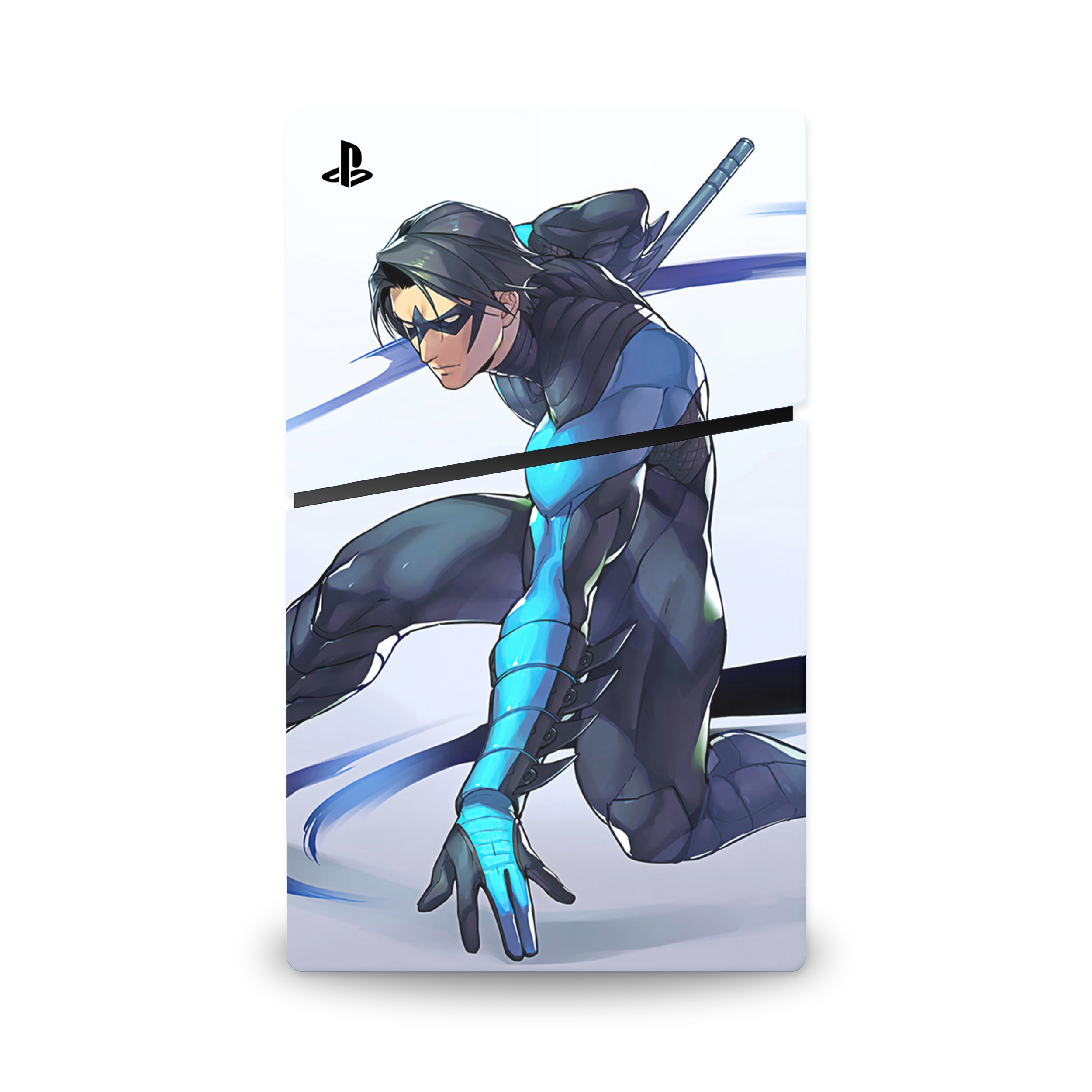 Shadow Vigilante v2 PS5 Slim Skin - Comics-inspired design