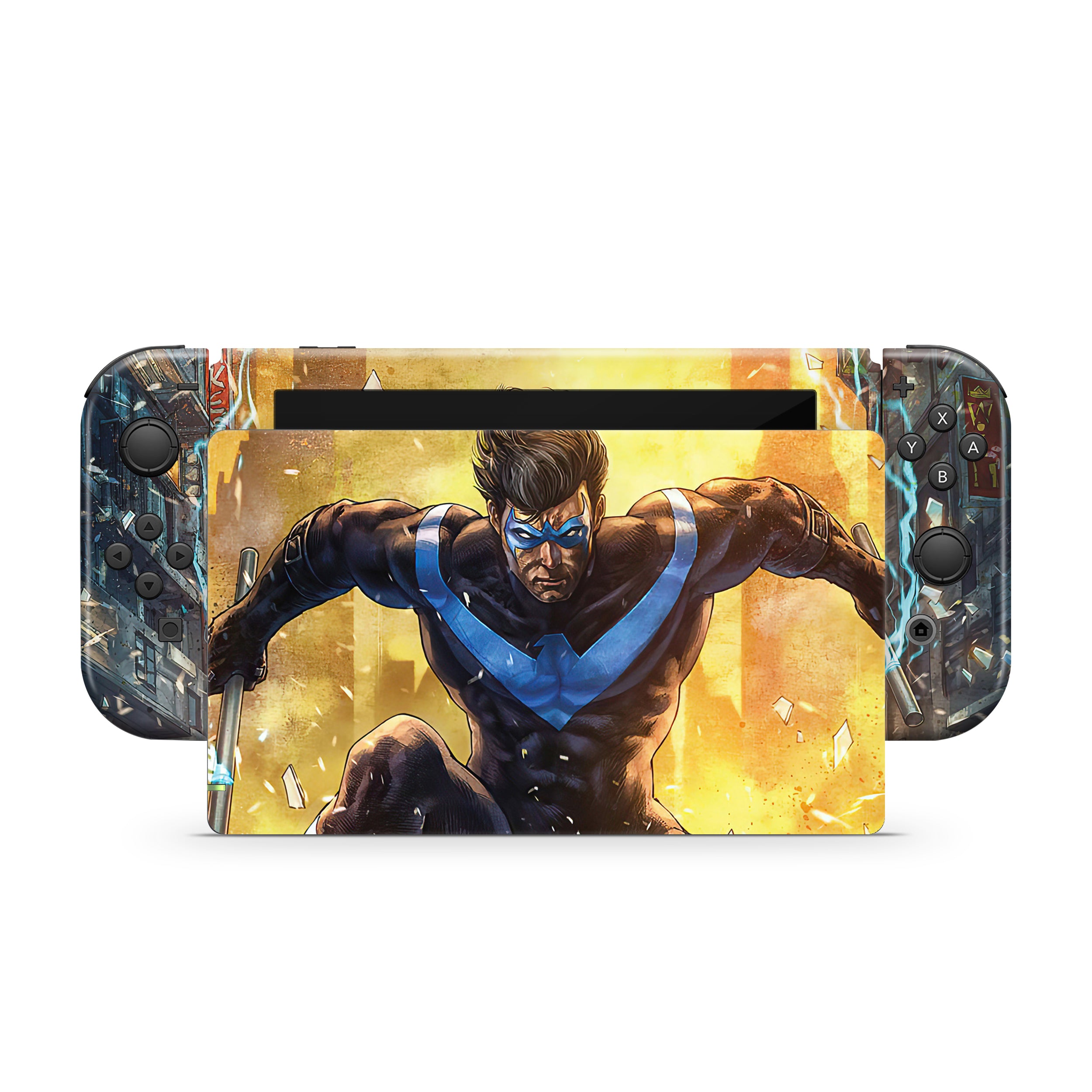 Shadow Vigilante v3 Nintendo Switch Skin - Comics-inspired design